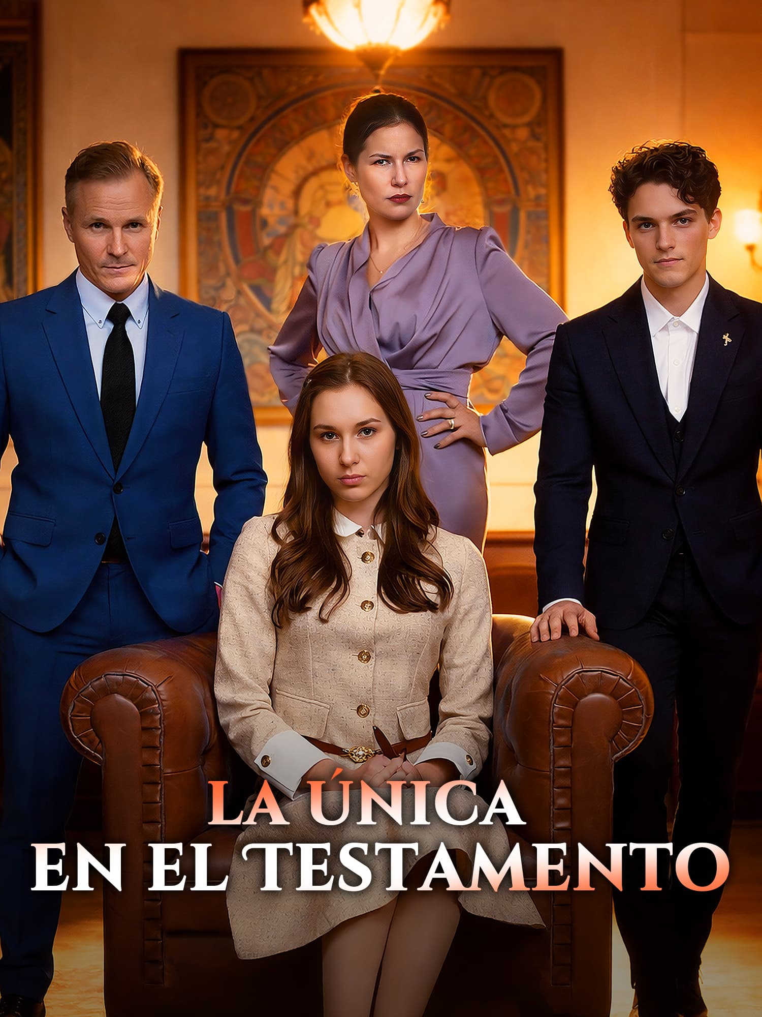 Portada y Póster de la Mini Serie La Única en el Testamento