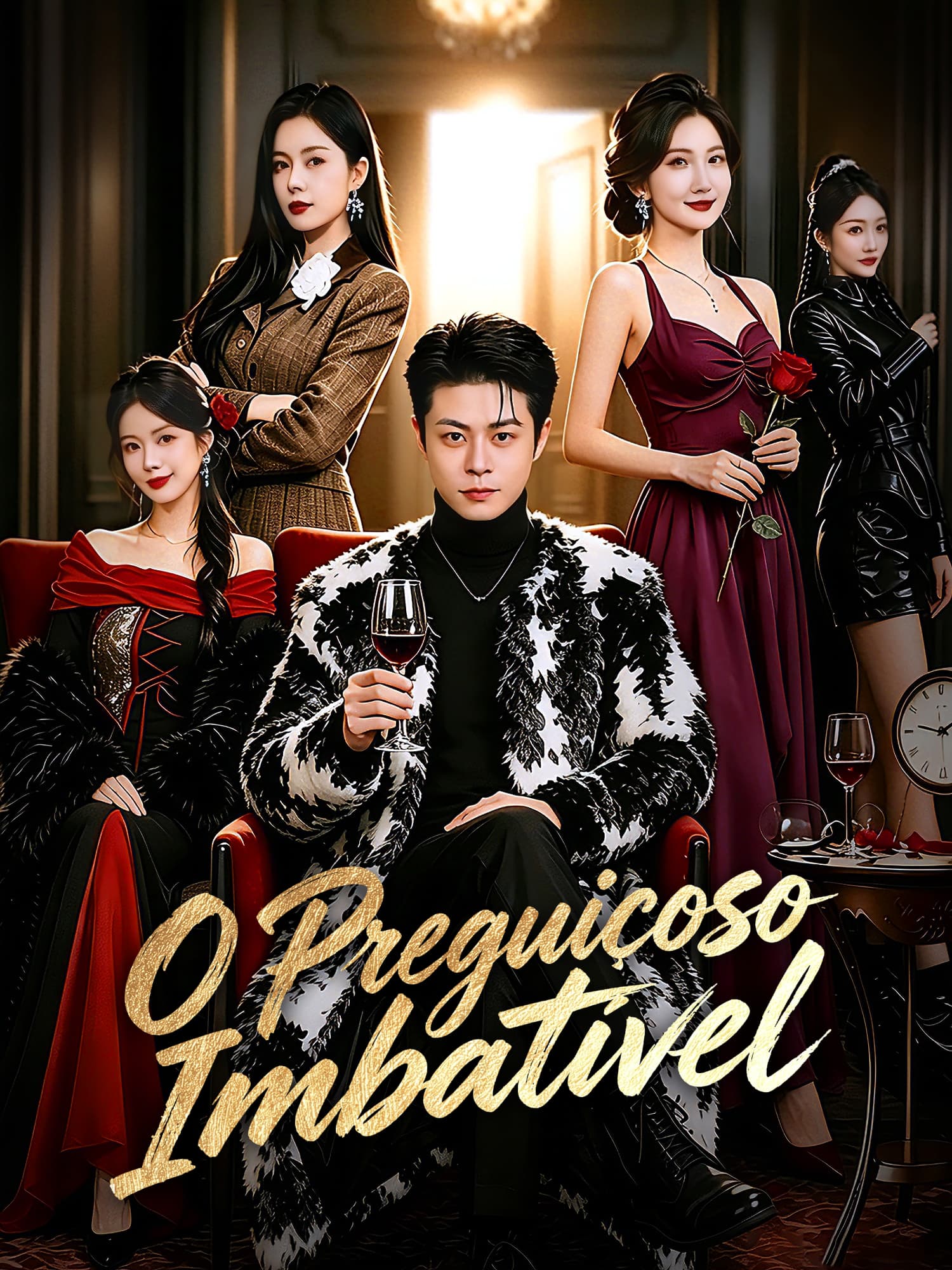 Capa e Pôster da Mini Novela O Preguiçoso Imbatível