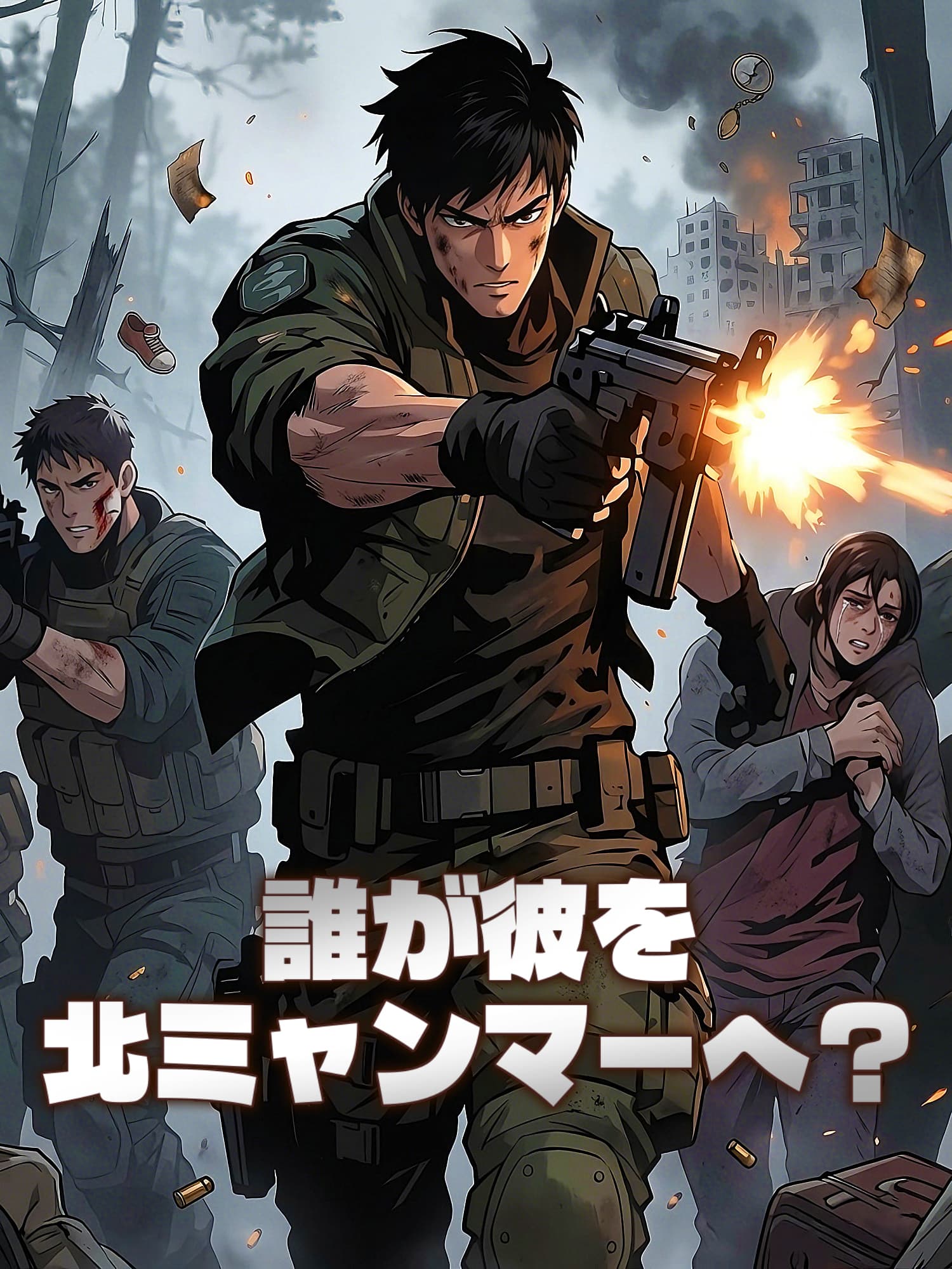 誰が彼を北ミャンマーへ？ ショートドラマのカバー・ポスター