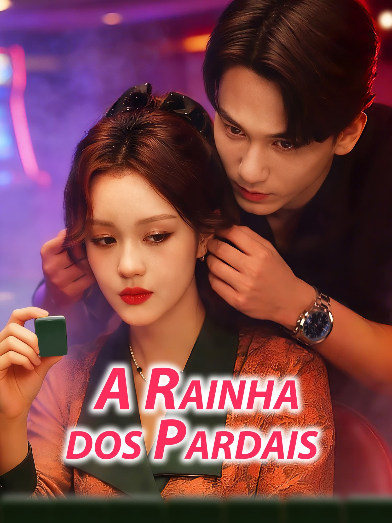 Capa e Pôster da Mini Novela A Rainha dos Pardais