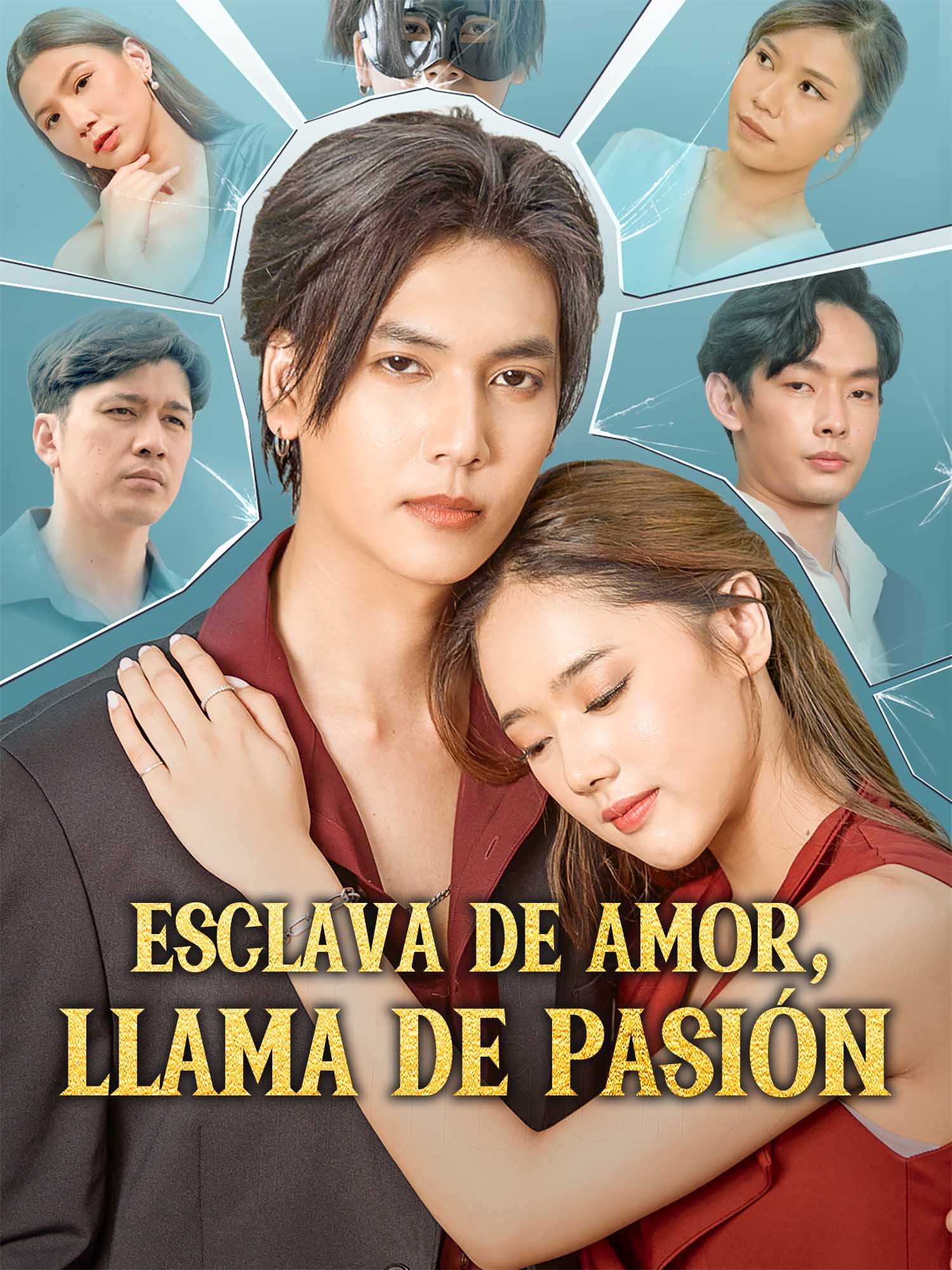 Portada y Póster de la Mini Serie Esclava de amor, llama de pasión