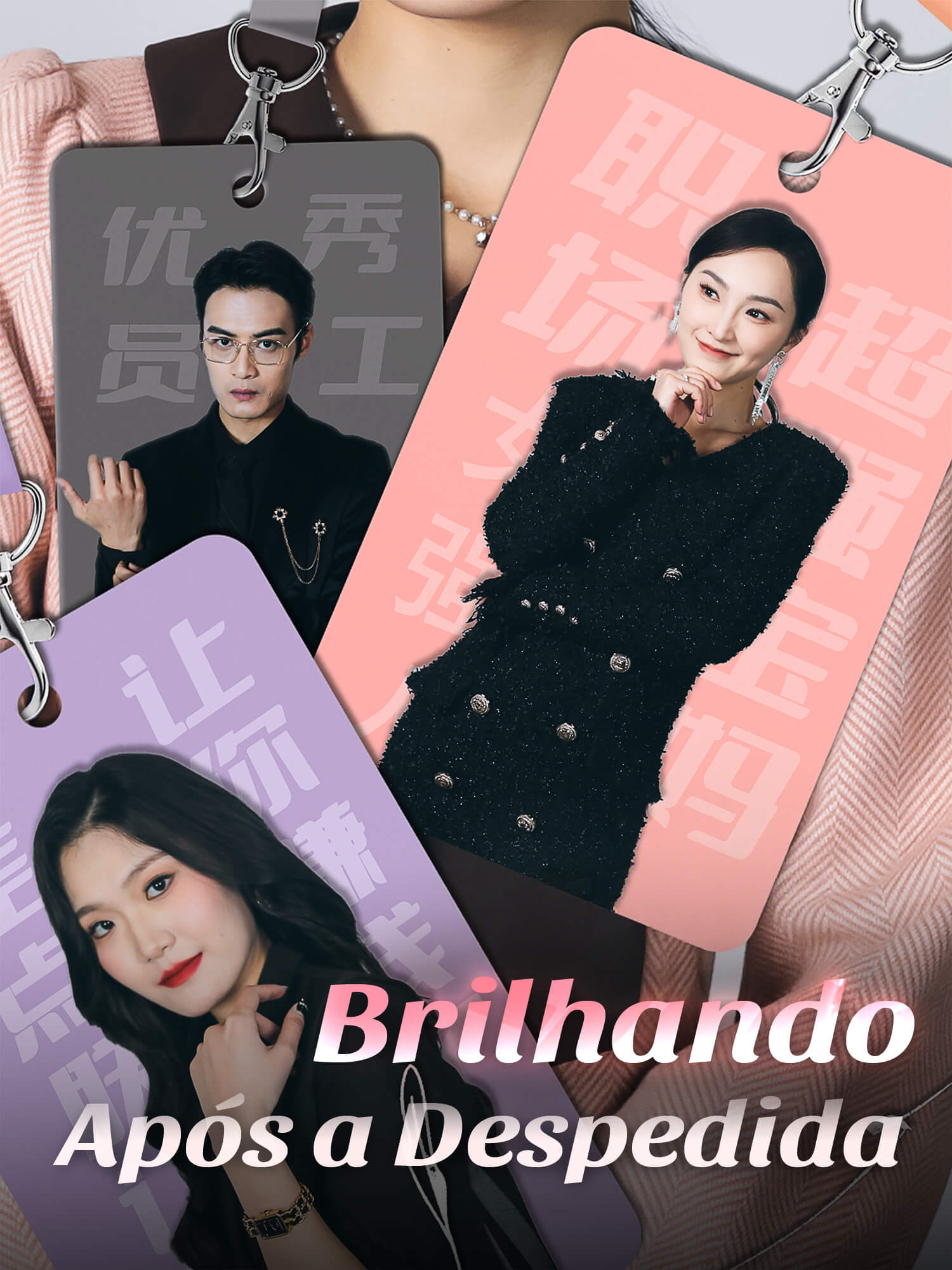 Capa e Pôster da Mini Novela Brilhando Após a Despedida