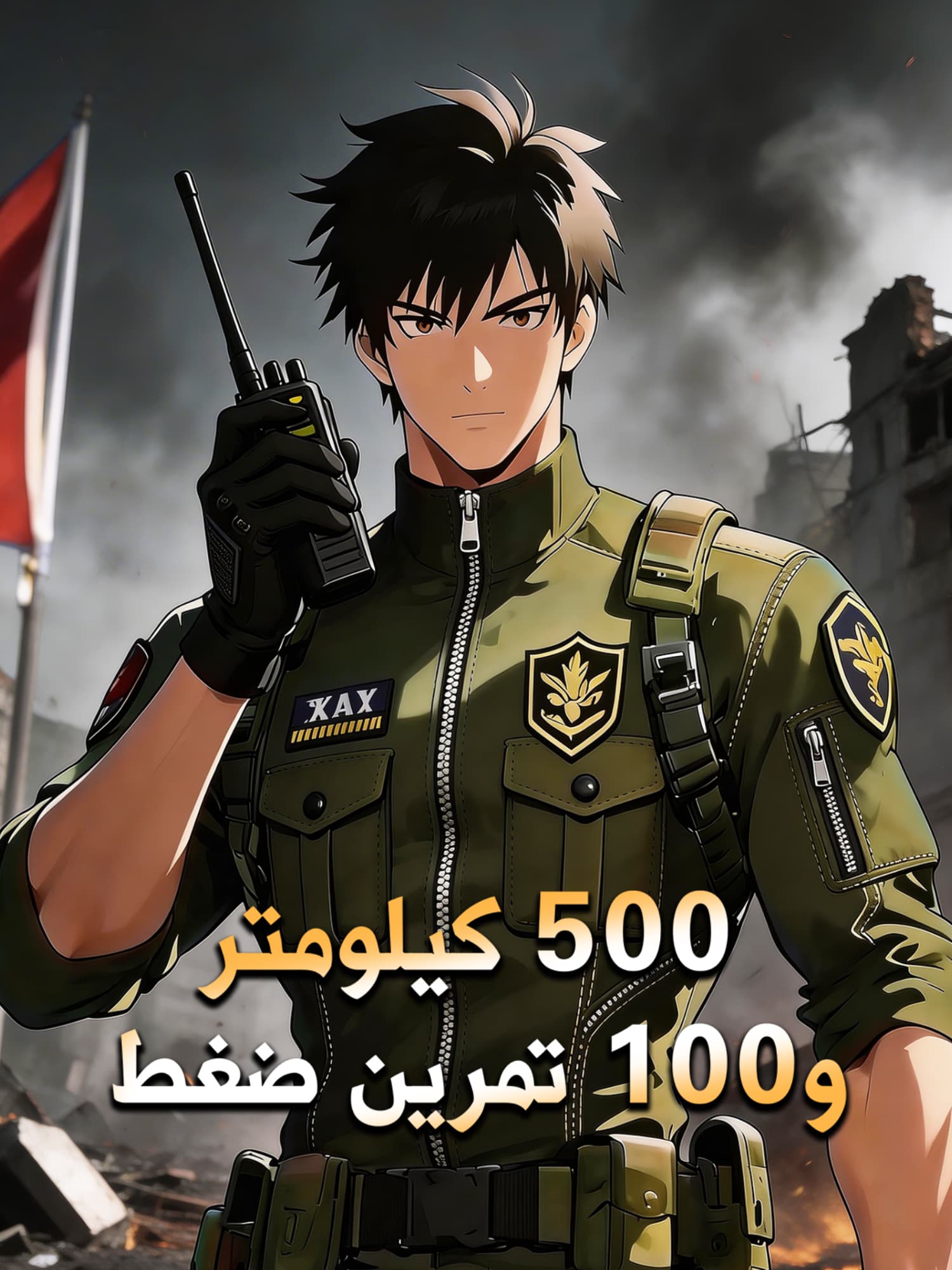 غلاف وملصق مسلسل 500 كيلومتر و100 تمرين ضغط القصير