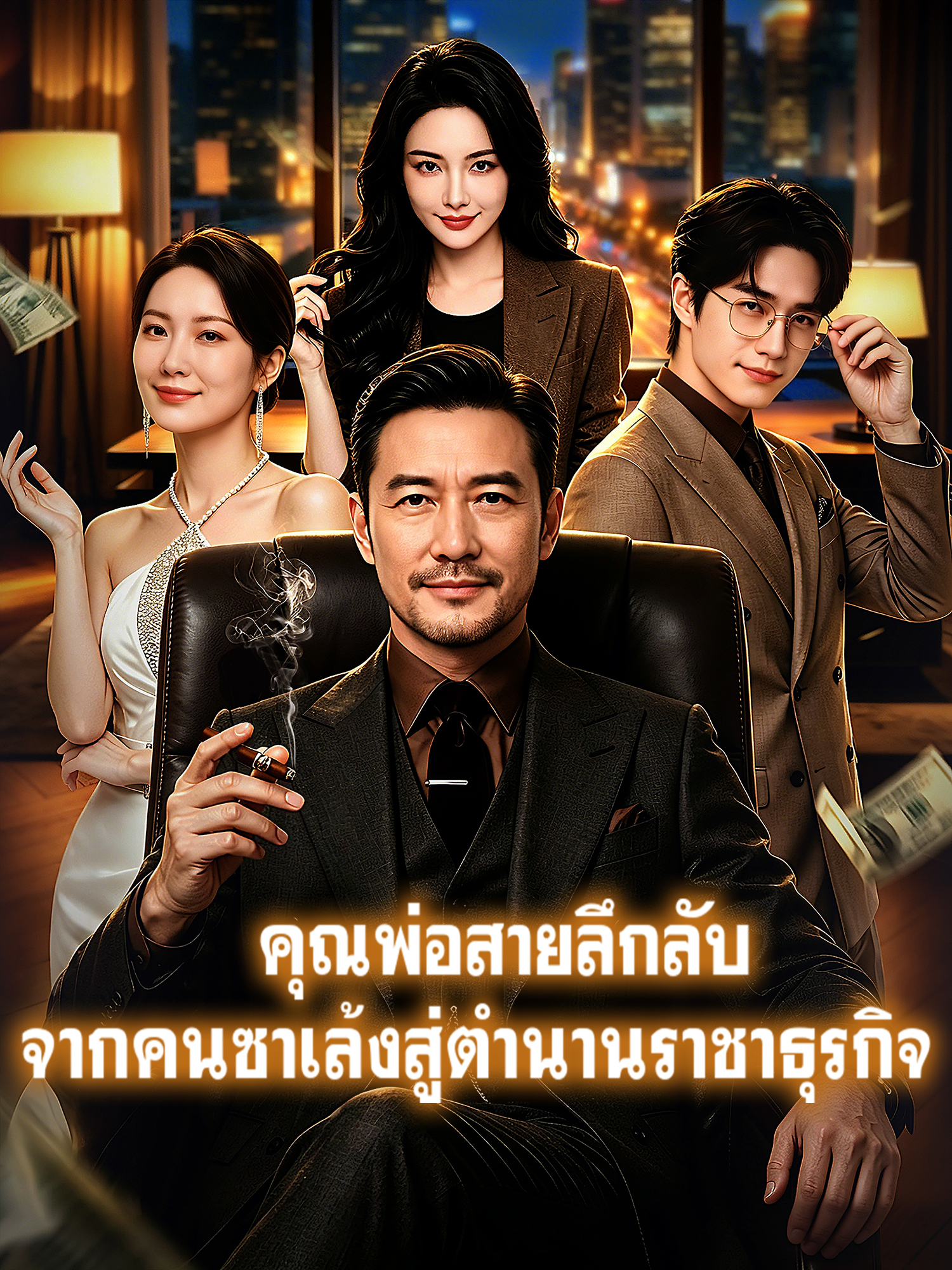 โปสเตอร์ คุณพ่อสายลึกลับ: จากคนซาเล้งสู่ตำนานราชาธุรกิจ