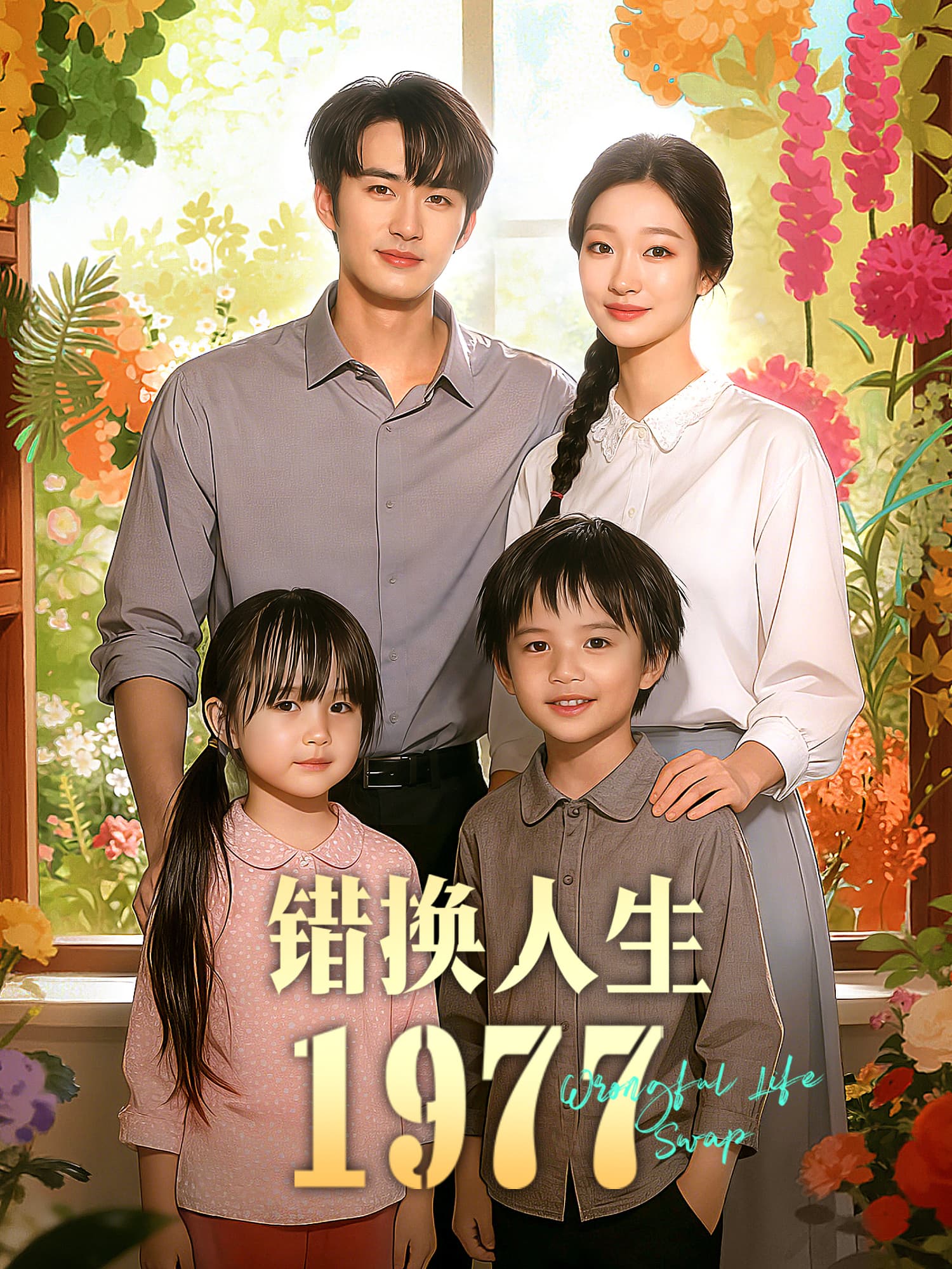 错换人生1977 短剧封面与海报