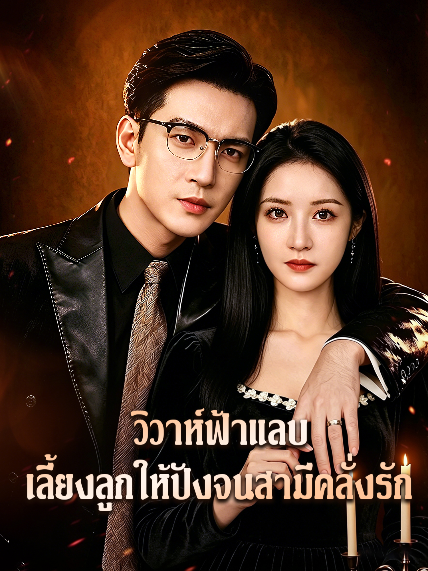 หน้าปกและภาพซีรีส์สั้น วิวาห์ฟ้าแลบ เลี้ยงลูกให้ปังจนสามีคลั่งรัก