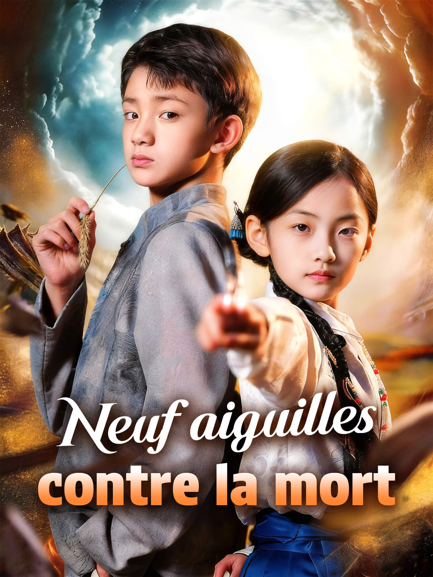 Affiche et Couverture de la Mini-série Neuf aiguilles contre la mort