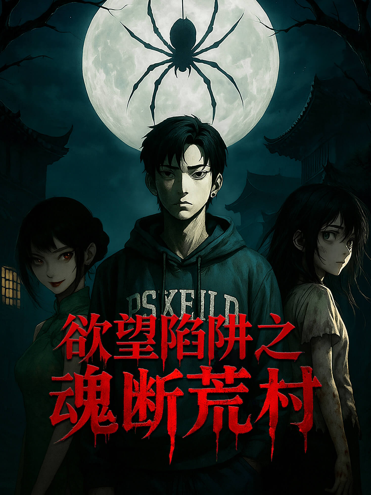 欲望陷阱之魂断荒村 短剧封面与海报