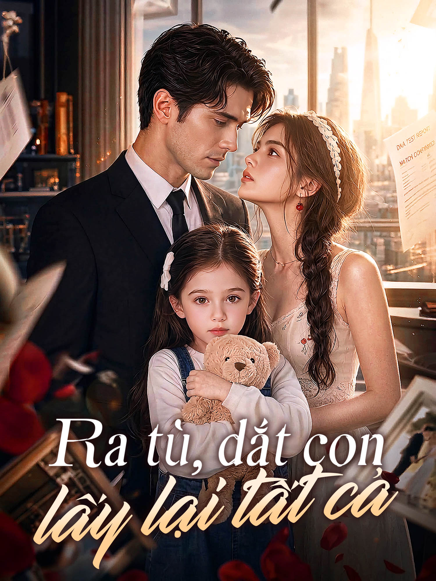 Ảnh bìa phim ngắn Ra tù, dắt con lấy lại tất cả (Phim dọc)