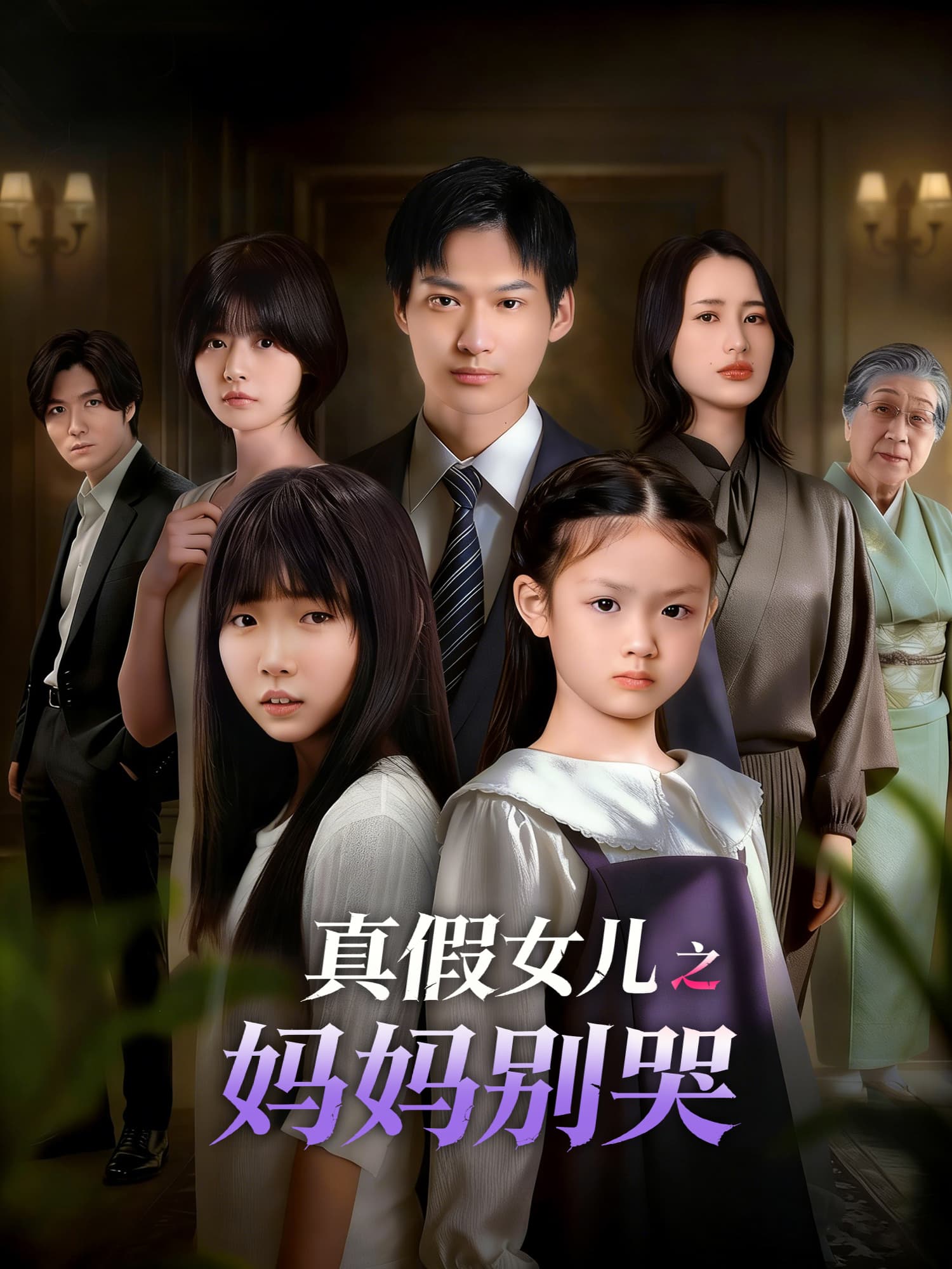 真假女儿之妈妈别哭 短剧封面与海报