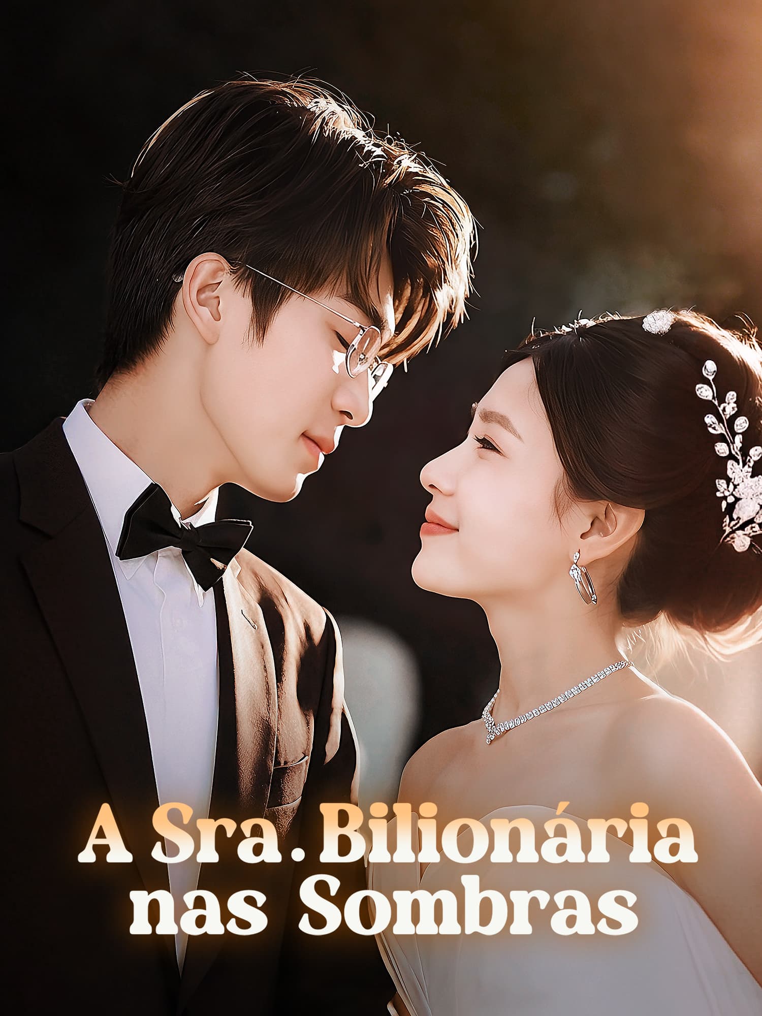 Capa e Pôster da Mini Novela A Sra. Bilionária nas Sombras