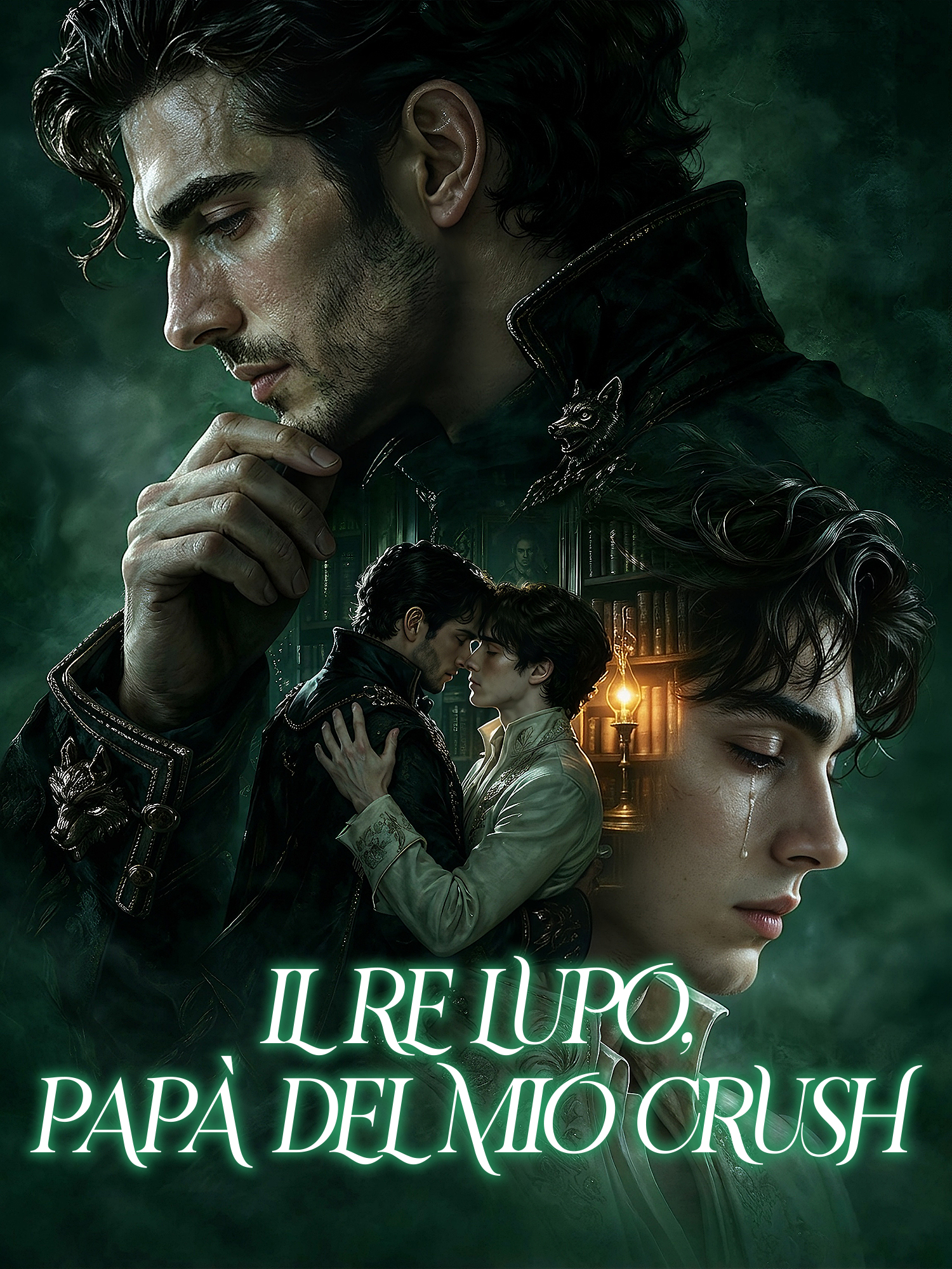 Copertina e Poster della Mini Serie Il Re Lupo, papà del mio crush