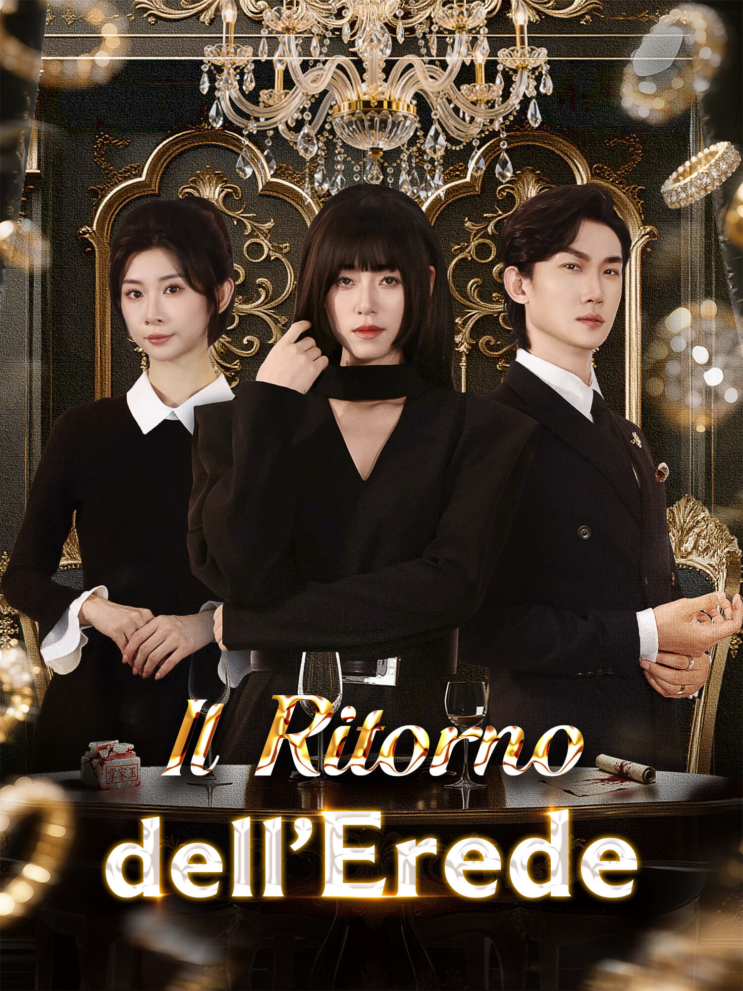 Copertina e Poster della Mini Serie Il Ritorno dell’Erede