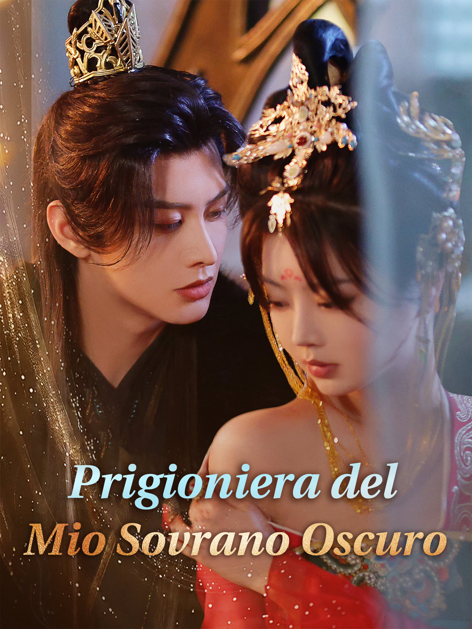 Copertina e Poster della Mini Serie Prigioniera del Mio Sovrano Oscuro