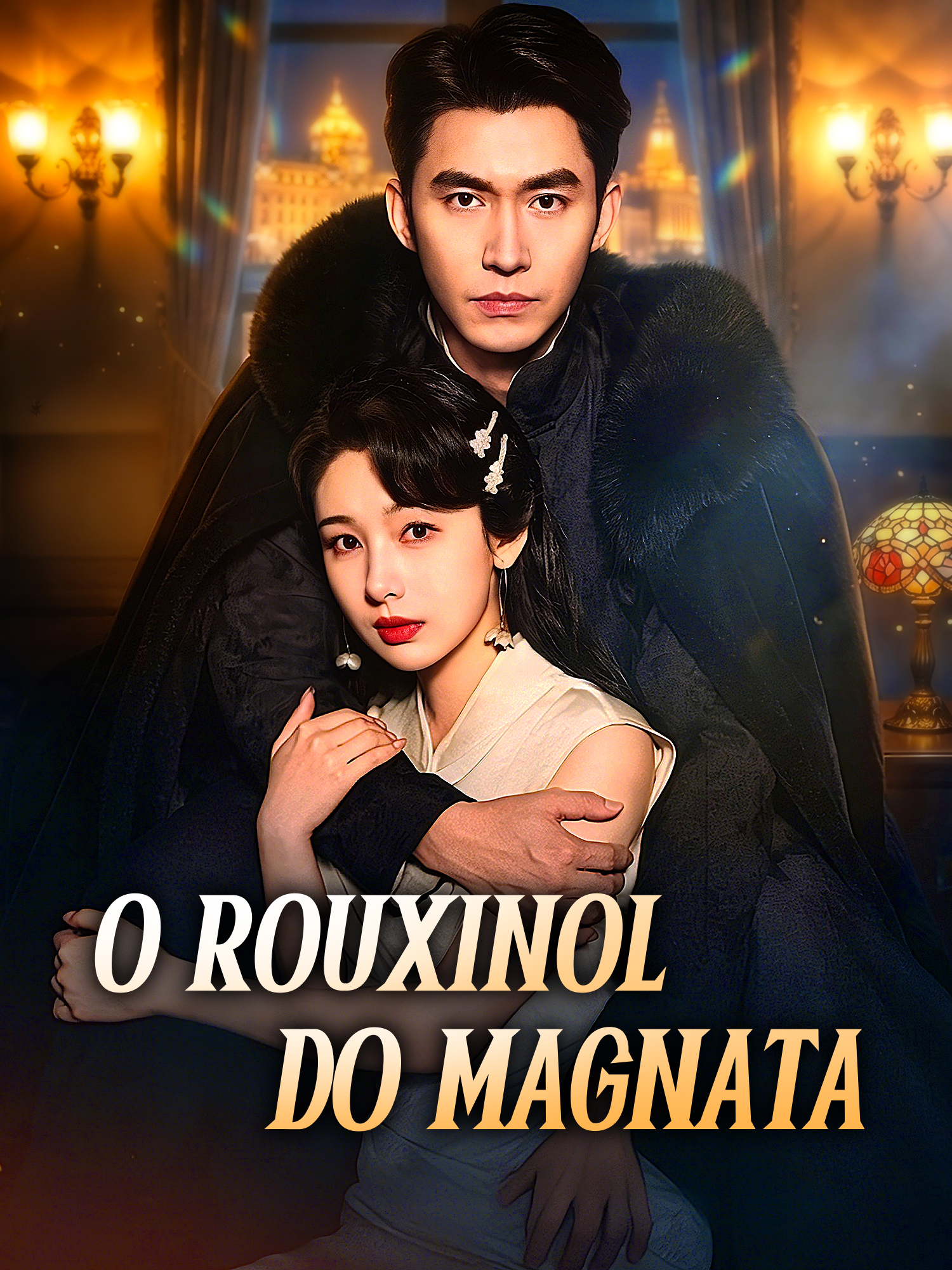 Capa e Pôster da Mini Novela O Rouxinol do Magnata