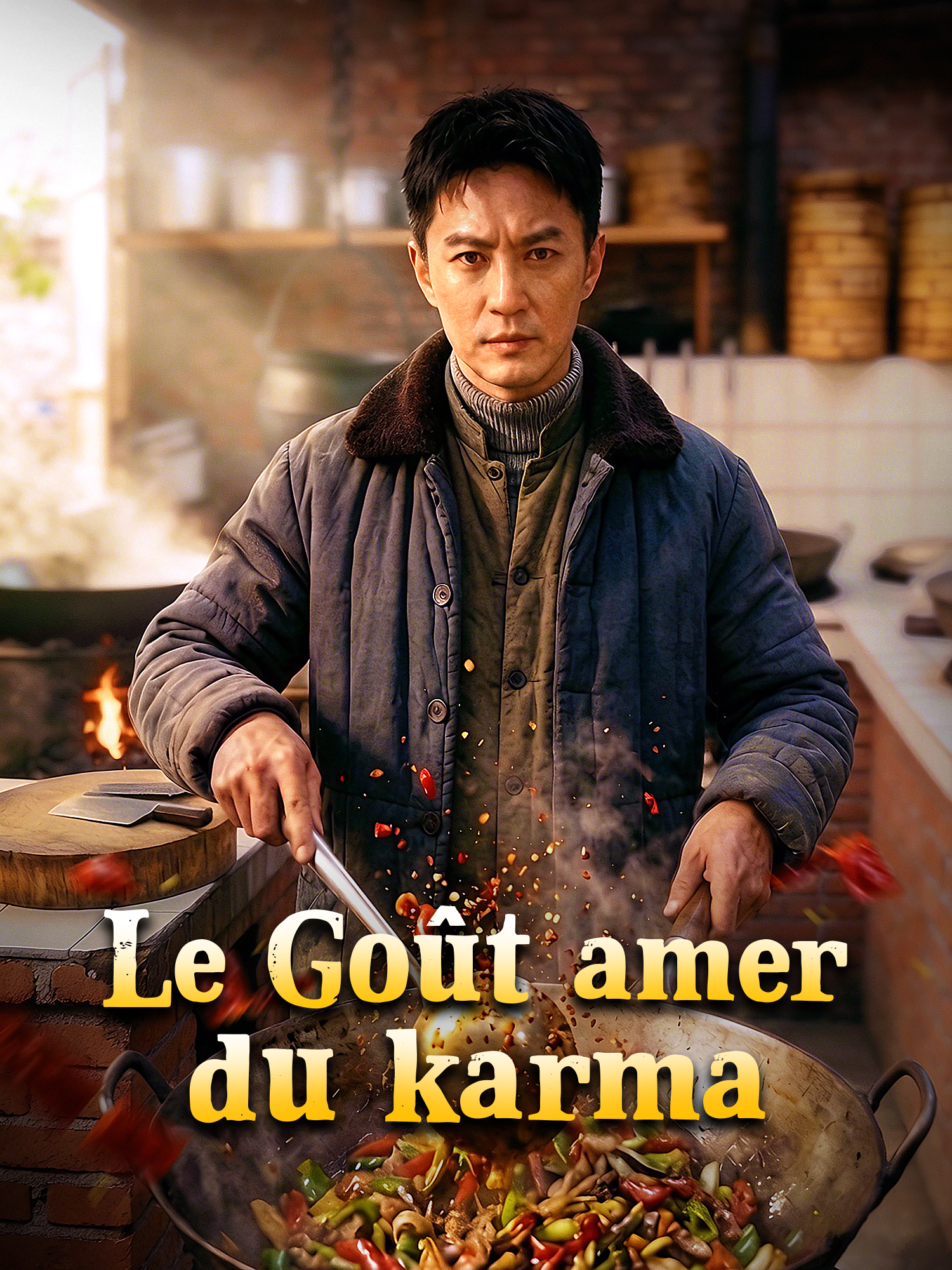 Affiche et Couverture de la Mini-série Le Goût amer du karma