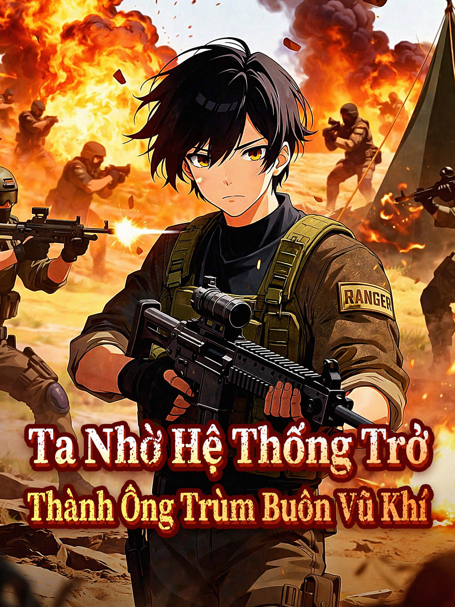 Ảnh bìa và Poster phim ngắn Ta Nhờ Hệ Thống Trở Thành Ông Trùm Buôn Vũ Khí