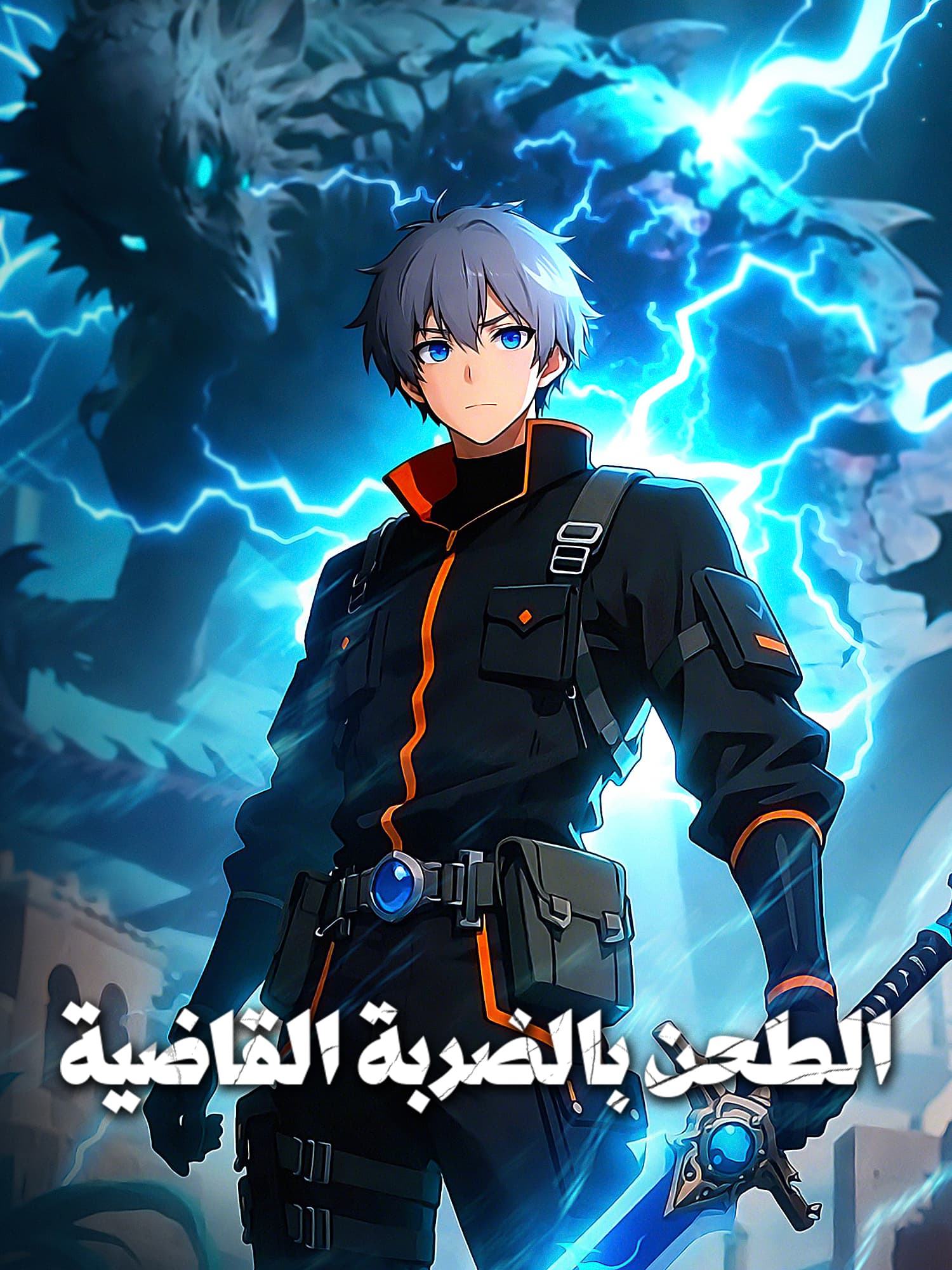 غلاف وملصق مسلسل الطحن بالضربة القاضية القصير