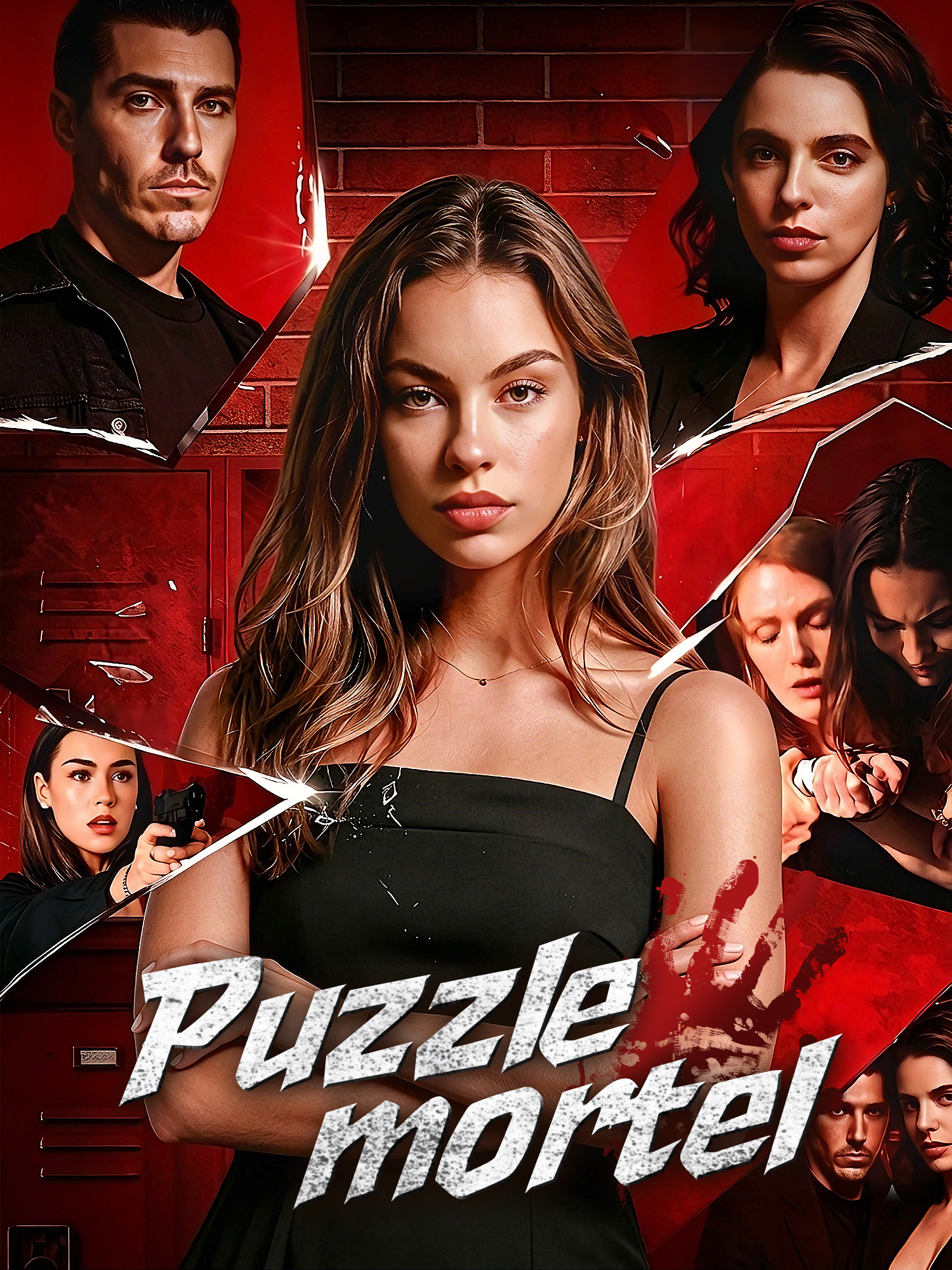 Affiche et Couverture de la Mini-série Puzzle mortel