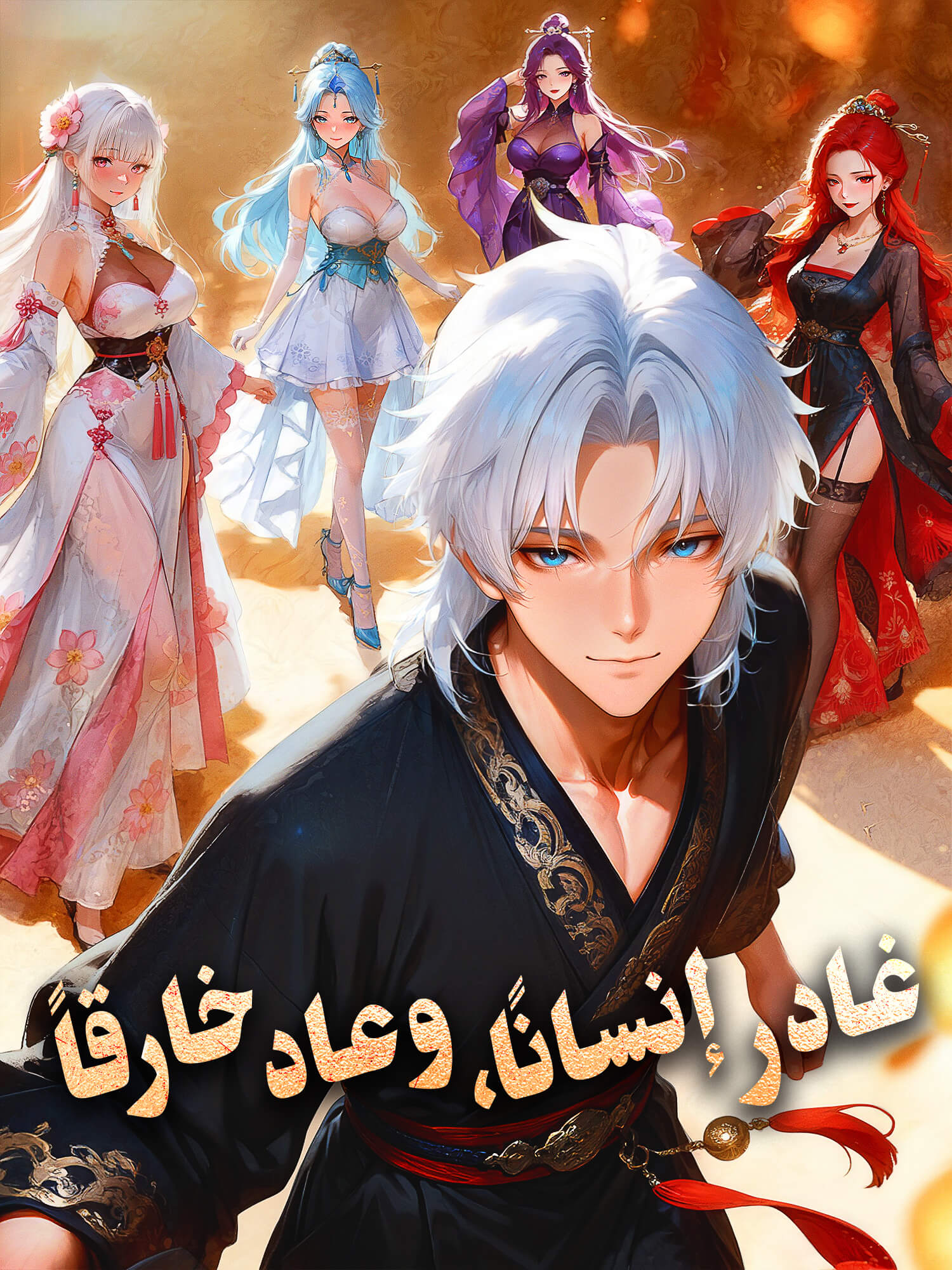 غلاف وملصق مسلسل غادر إنسانًا، وعاد خارقاً القصير
