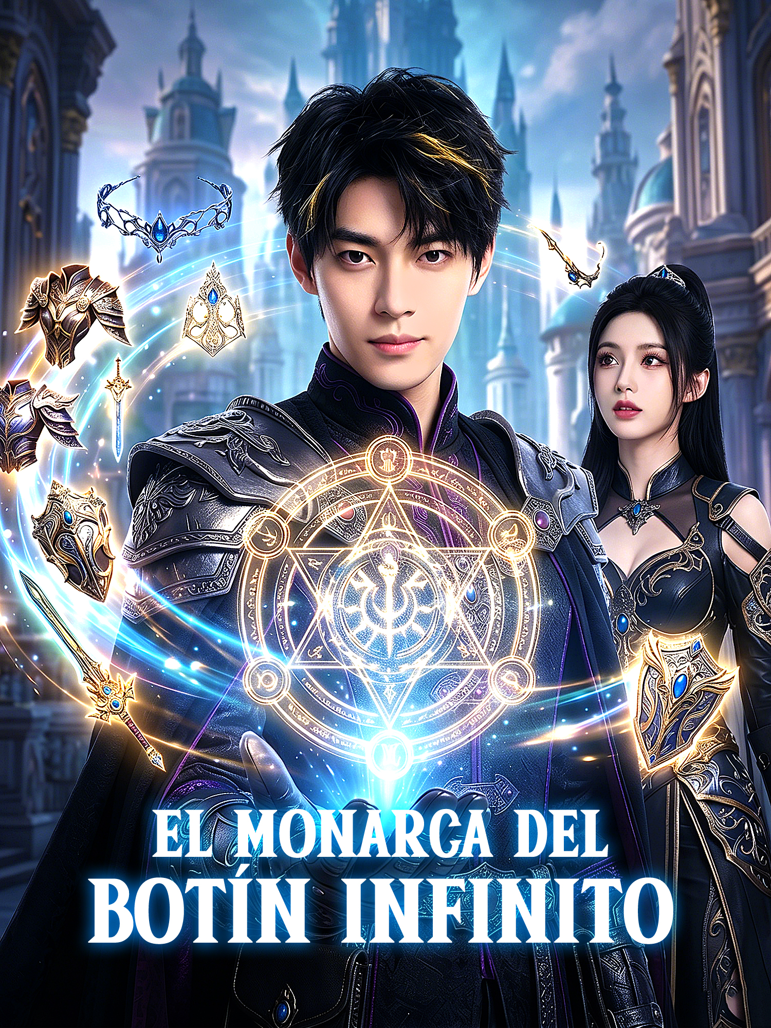 Portada y Póster de la Mini Serie El Monarca del Botín Infinito