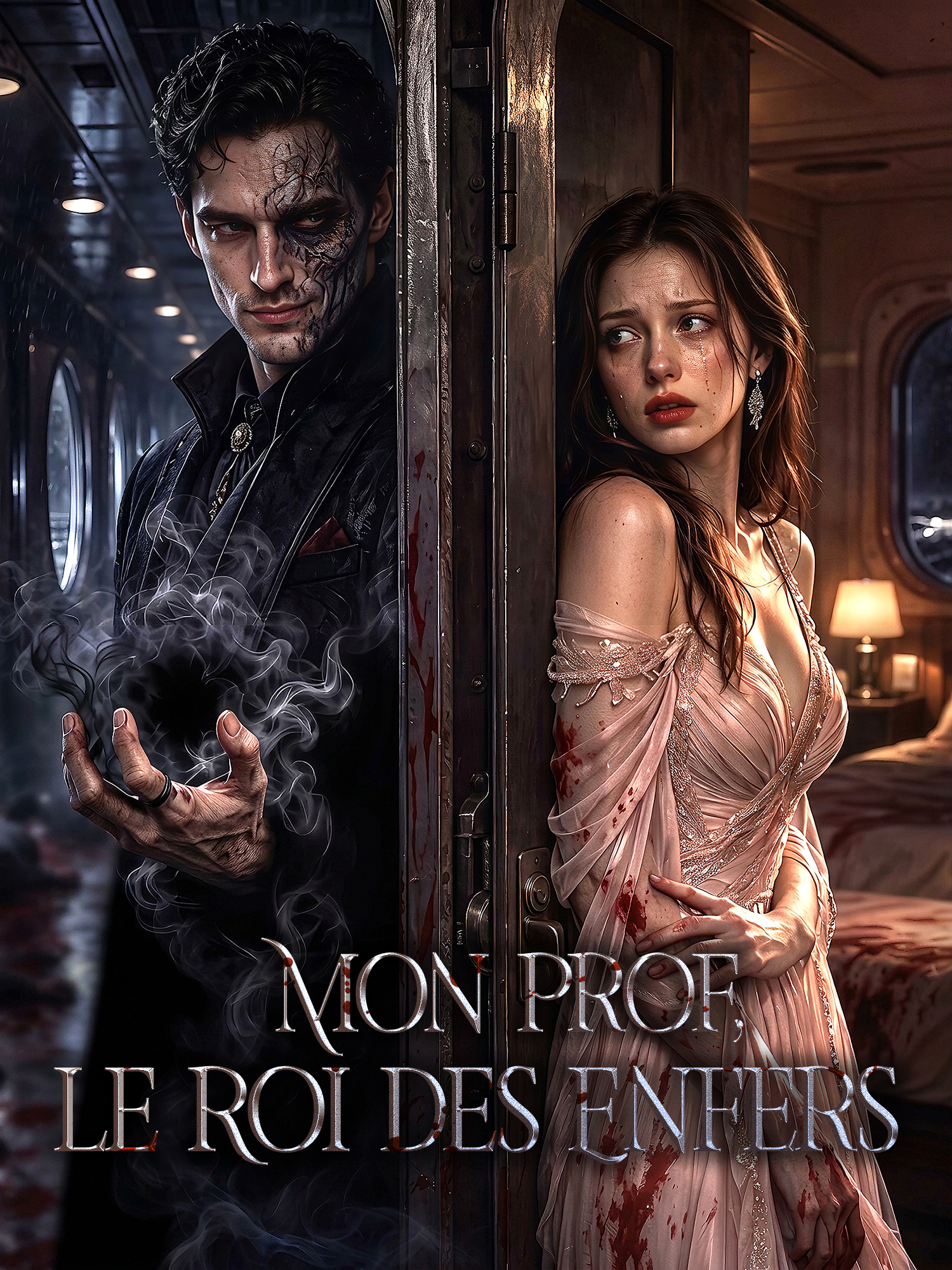 Affiche et Couverture de la Mini-série Mon prof, le Roi des Enfers