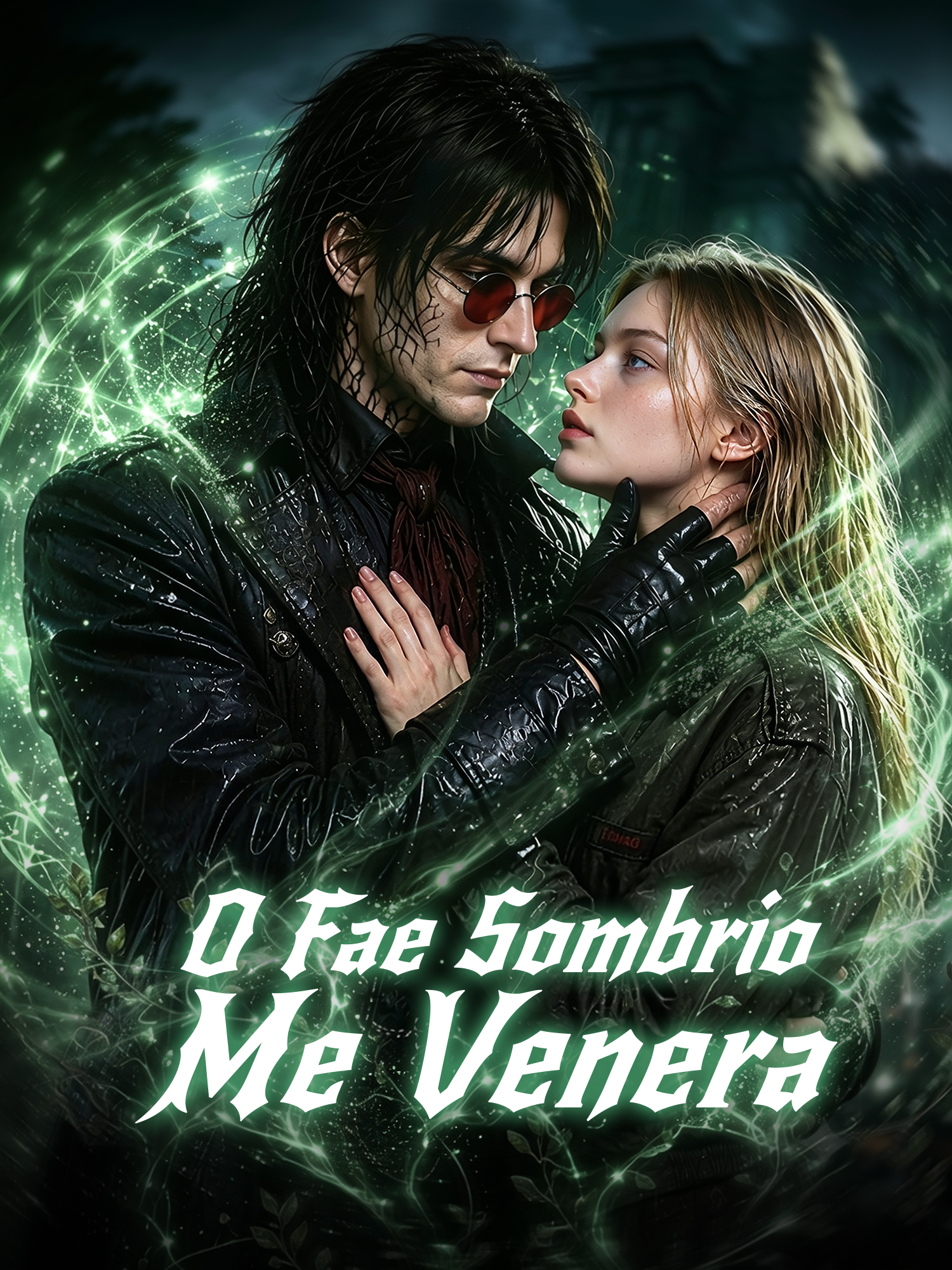 Capa e Pôster da Mini Novela O Fae Sombrio Me Venera