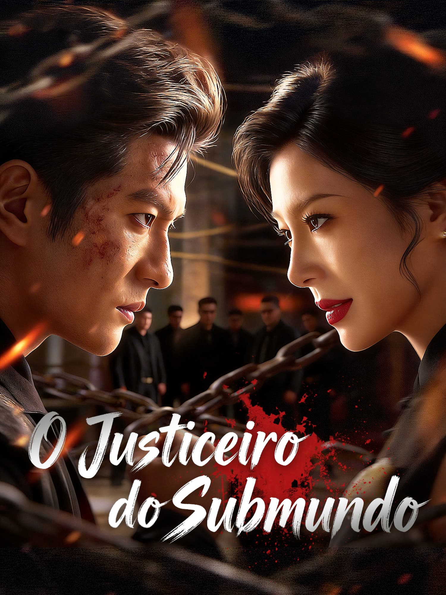 Capa e Pôster da Mini Novela O Justiceiro do Submundo