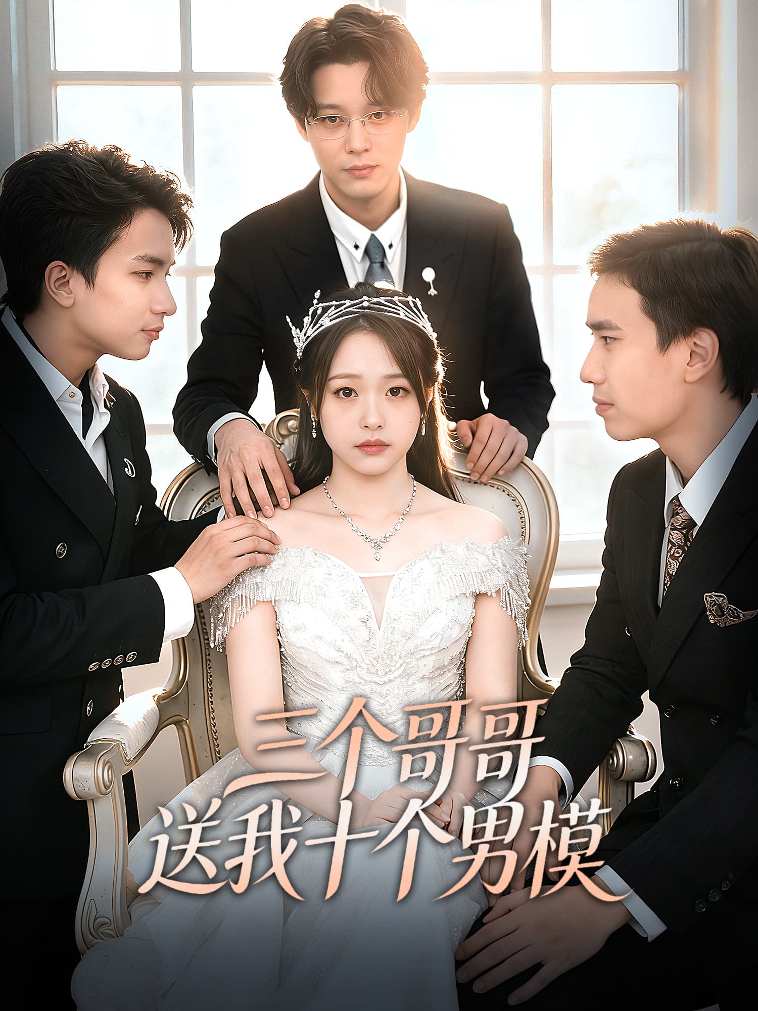 三个哥哥送我十个男模