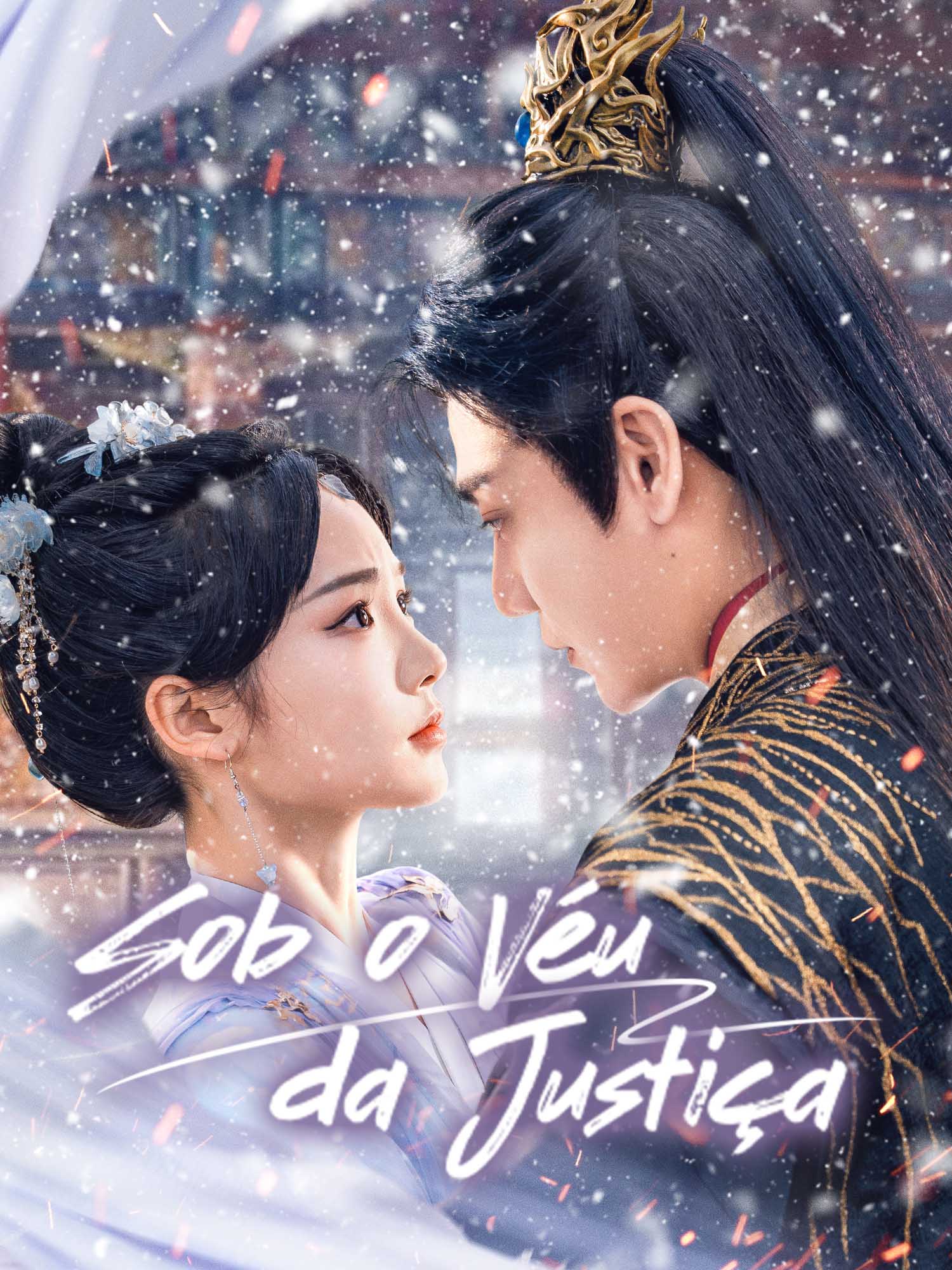 Capa e Pôster da Mini Novela Sob o Véu da Justiça