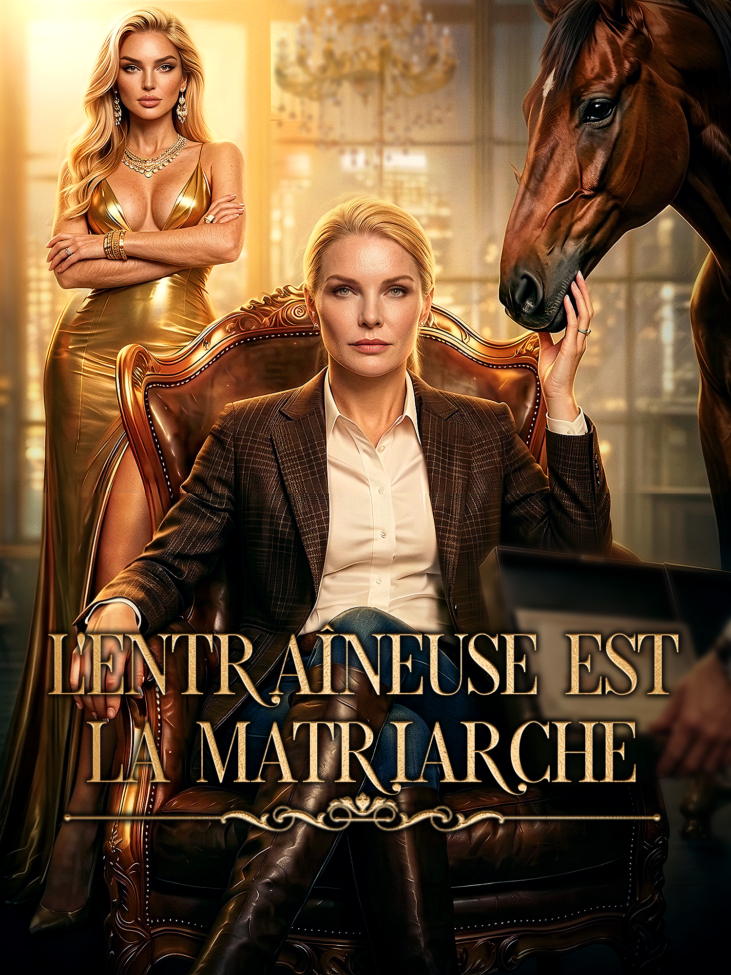 Affiche et Couverture de la Mini-série L'Entraîneuse est la Matriarche