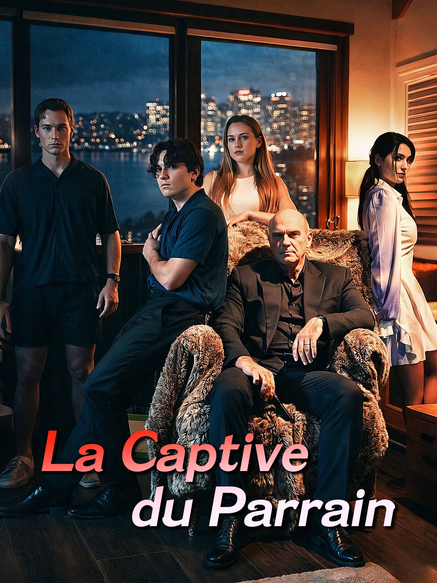 Affiche et Couverture de la Mini-série La Captive du Parrain