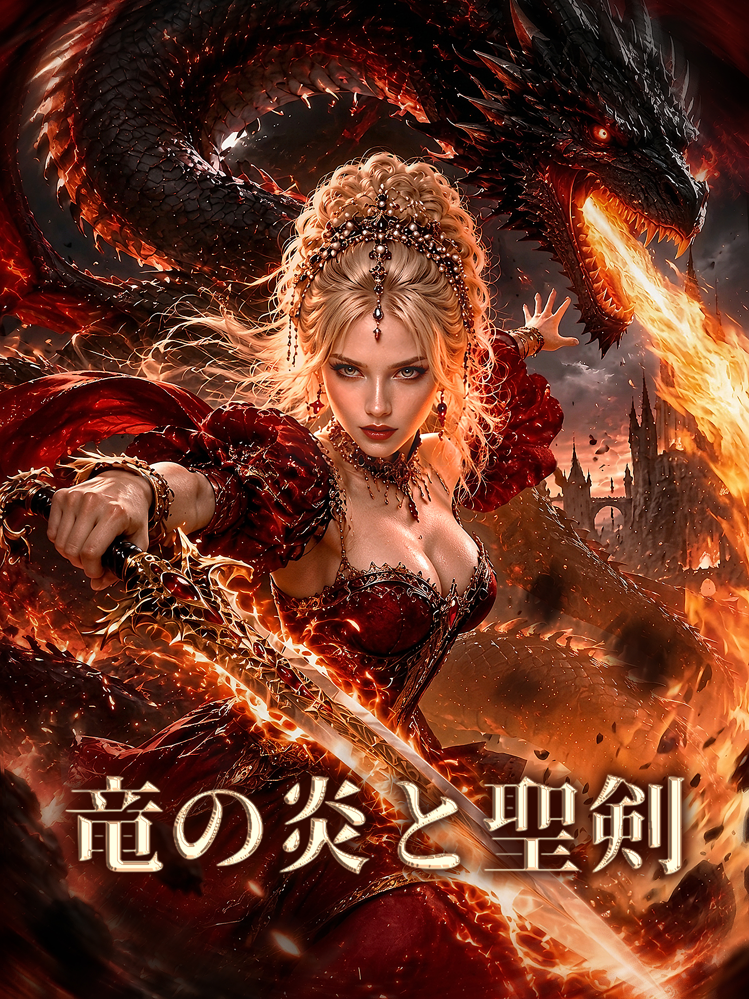 竜の炎と聖剣