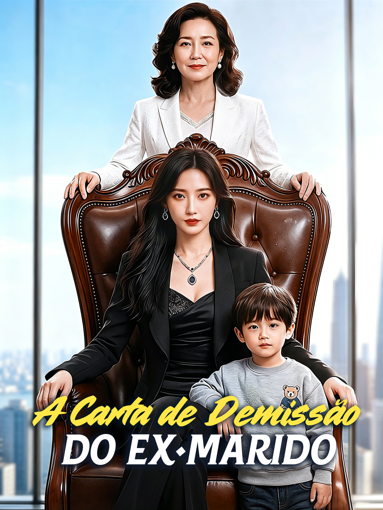 Capa e Pôster da Mini Novela A Carta de Demissão do Ex-marido