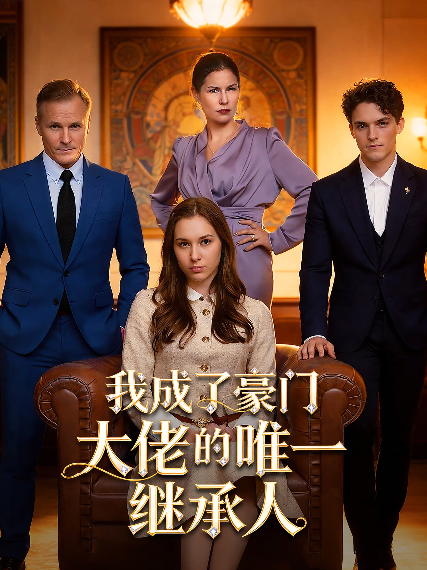 我成了豪门大佬的唯一继承人 短剧封面与海报