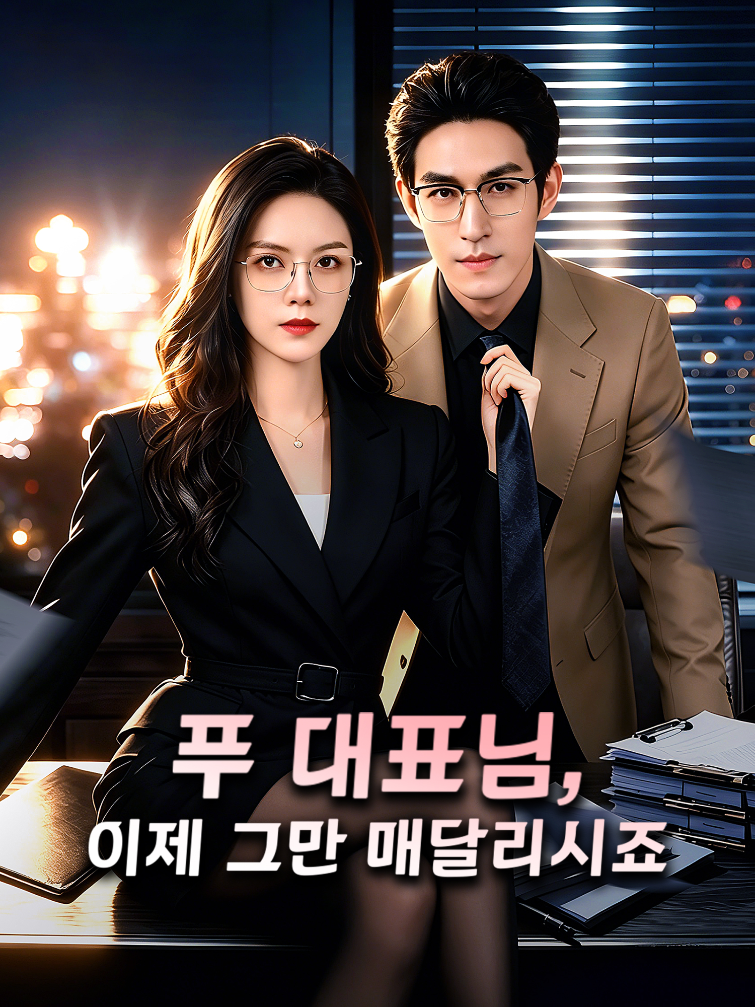 푸 대표님, 이제 그만 매달리시죠 숏드라마 커버 및 포스터