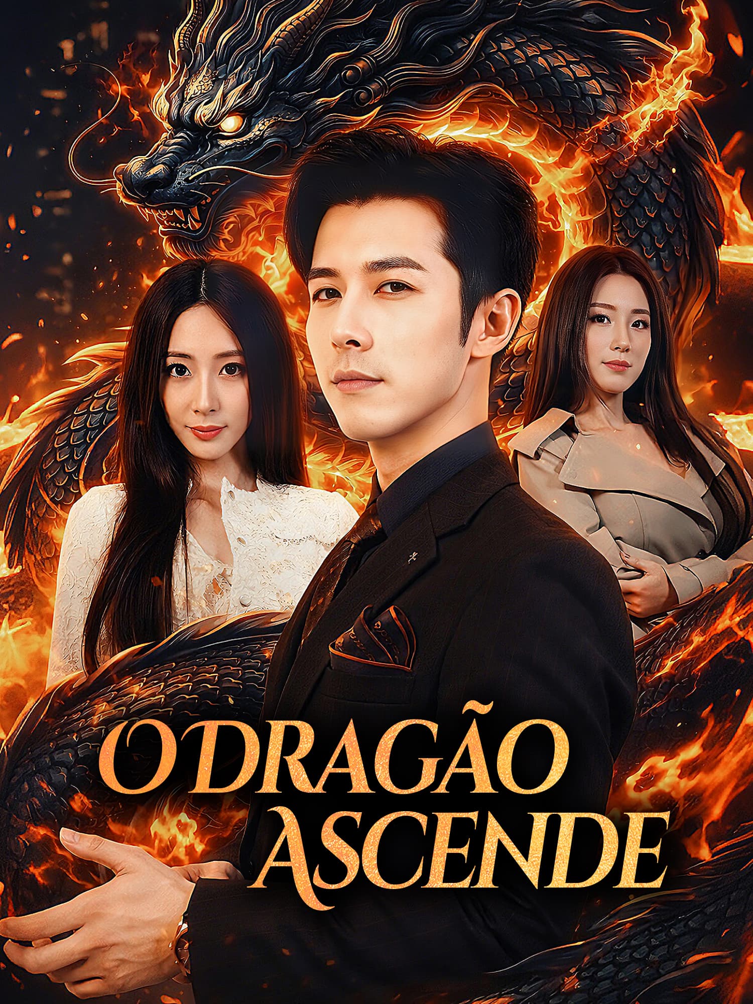 Capa e Pôster da Mini Novela O Dragão Ascende