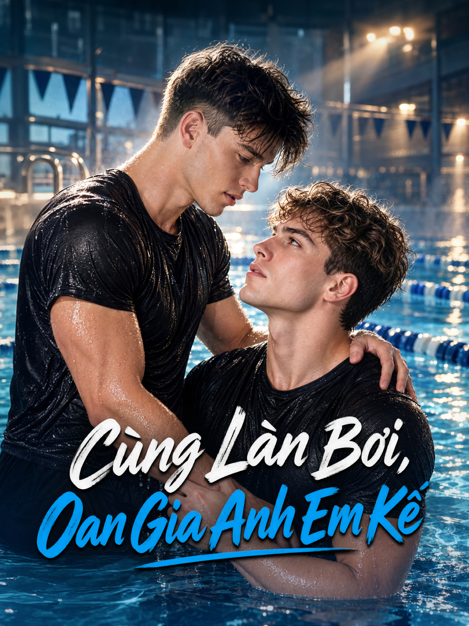 Ảnh bìa và Poster phim ngắn Cùng Làn Bơi, Oan Gia Anh Em Kế