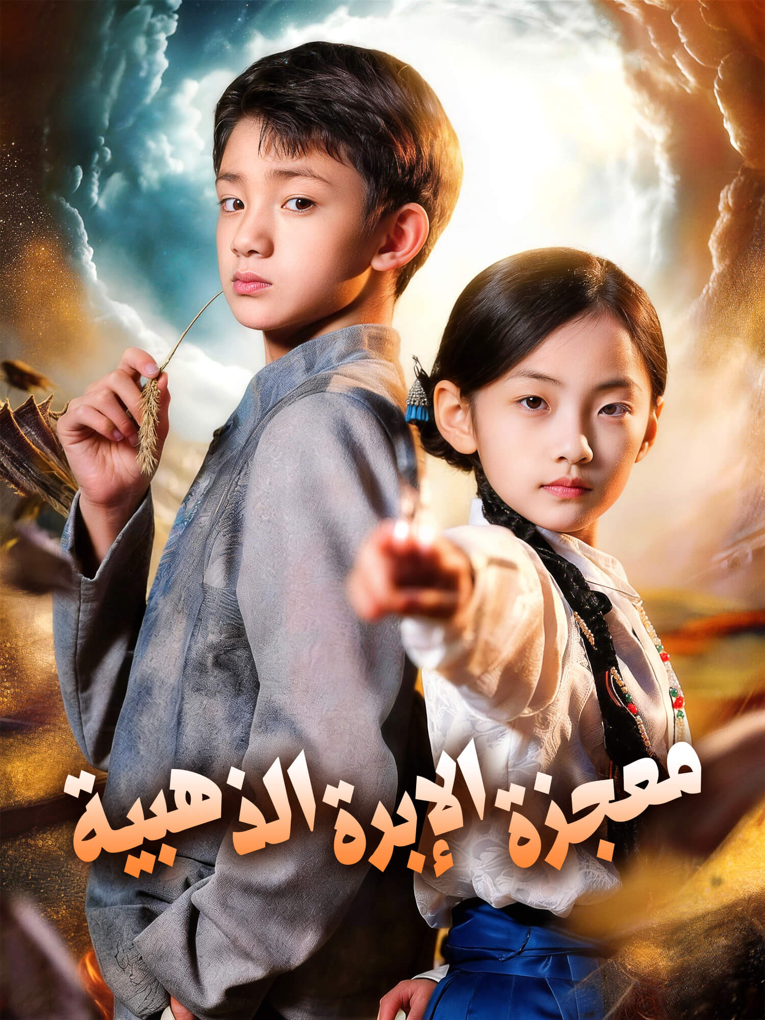 غلاف وملصق مسلسل معجزة الإبرة الذهبية القصير