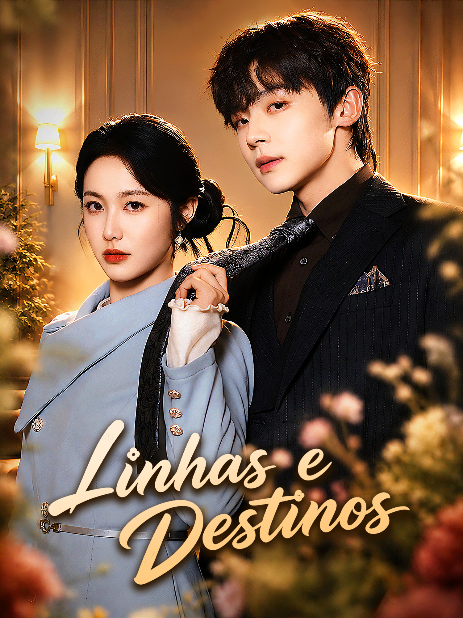 Capa e Pôster da Mini Novela Linhas e Destinos