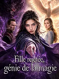 Affiche et Couverture de la Mini-série Fille rejetée, génie de la magie