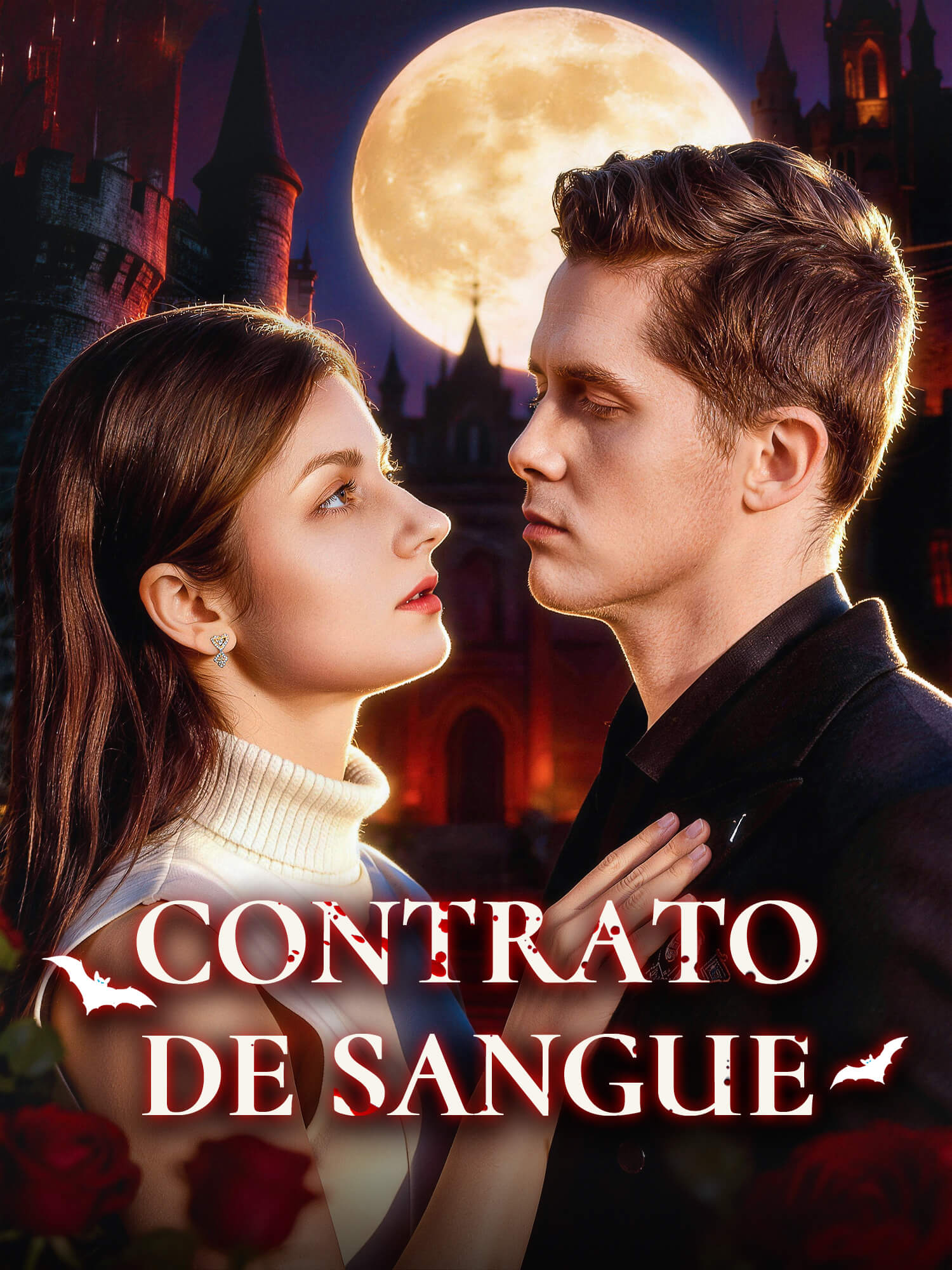 Capa e Pôster da Mini Novela Contrato de Sangue