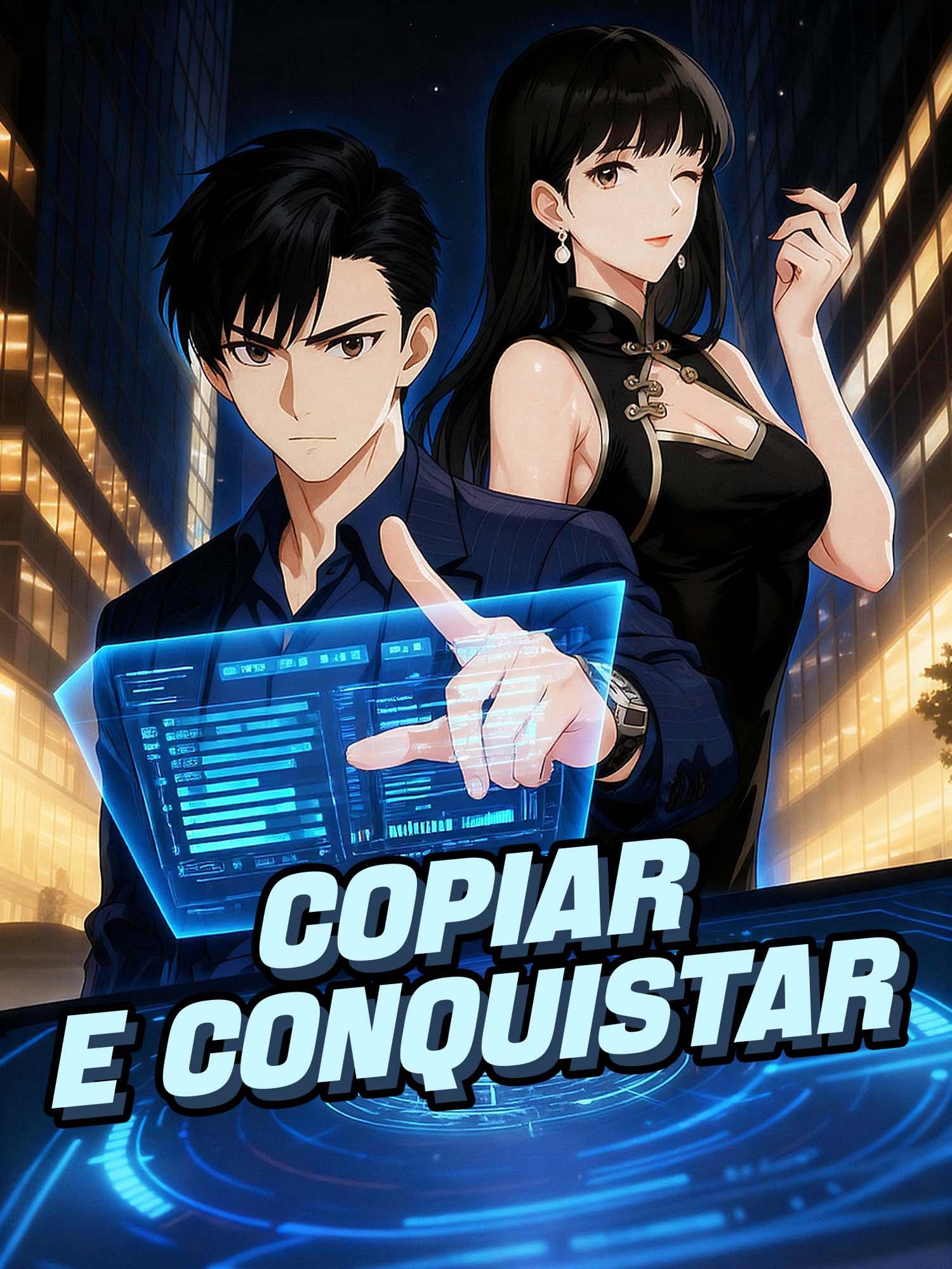 Capa e Pôster da Mini Novela Copiar e Conquistar