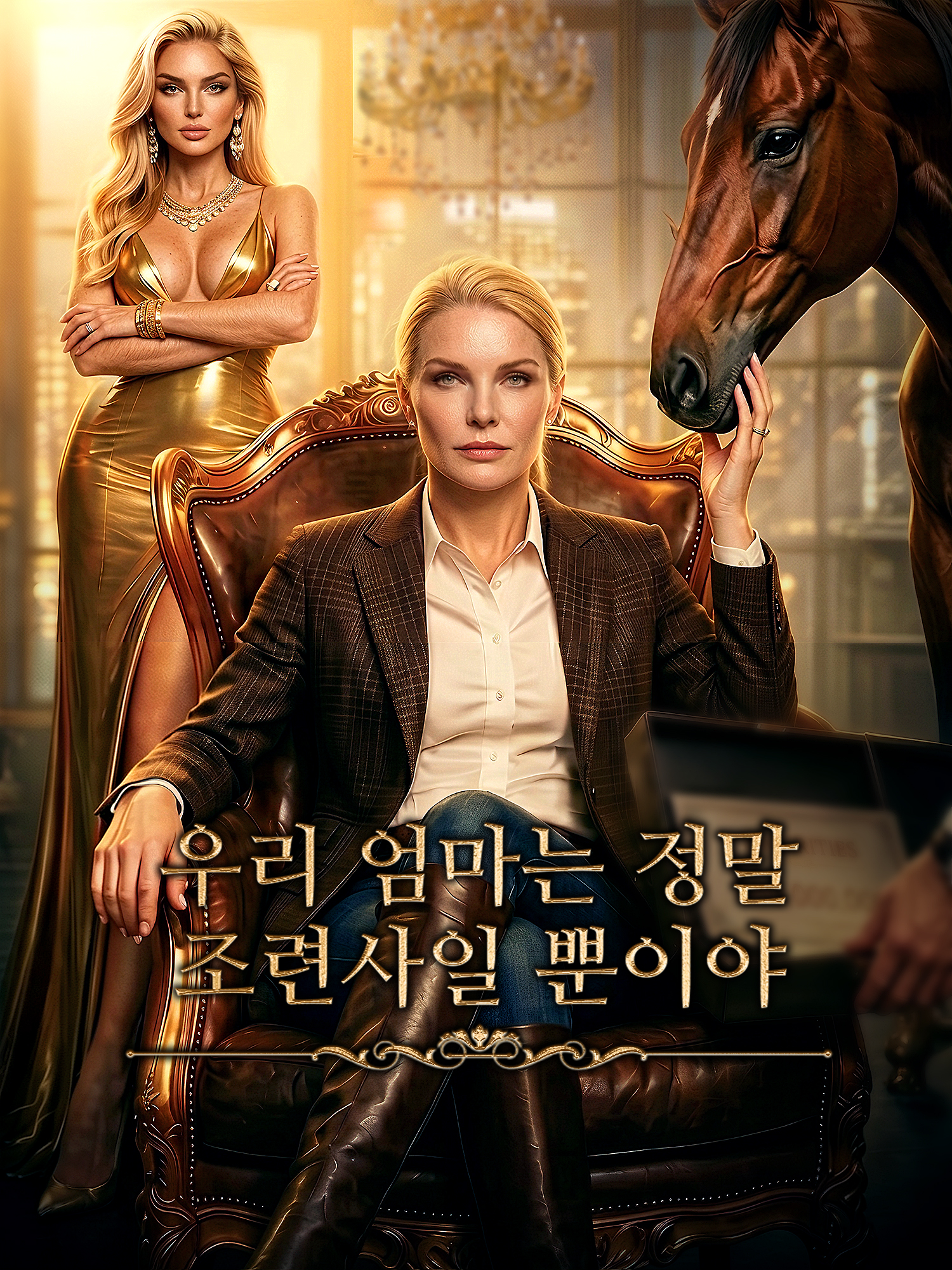 우리 엄마는 정말 조련사일 뿐이야