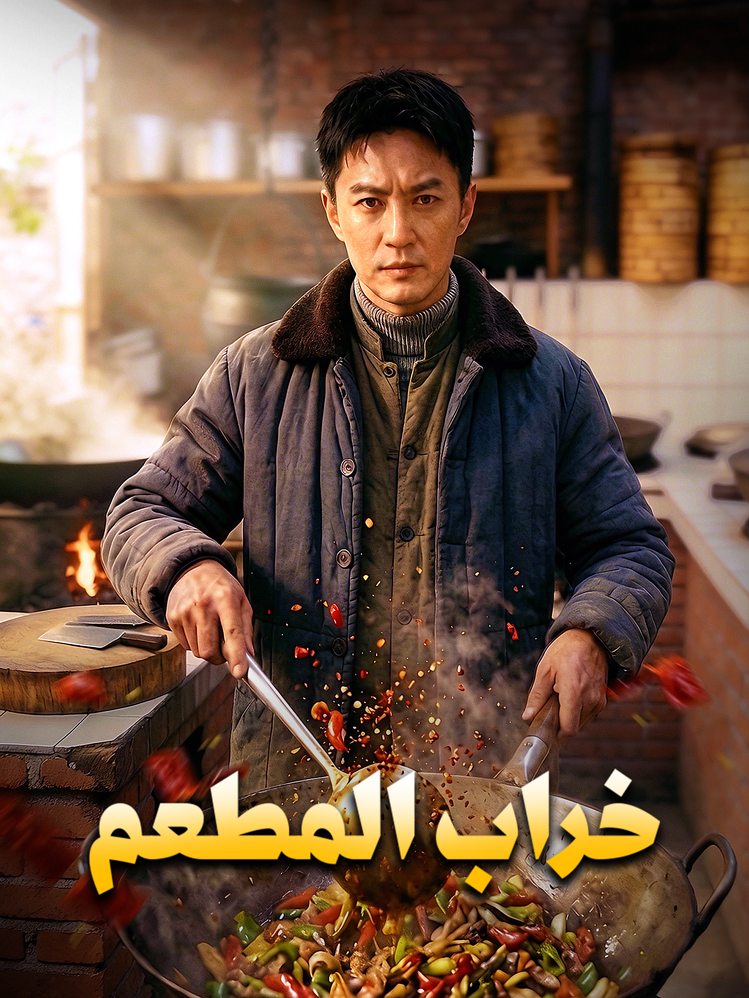 غلاف وملصق مسلسل خراب المطعم القصير