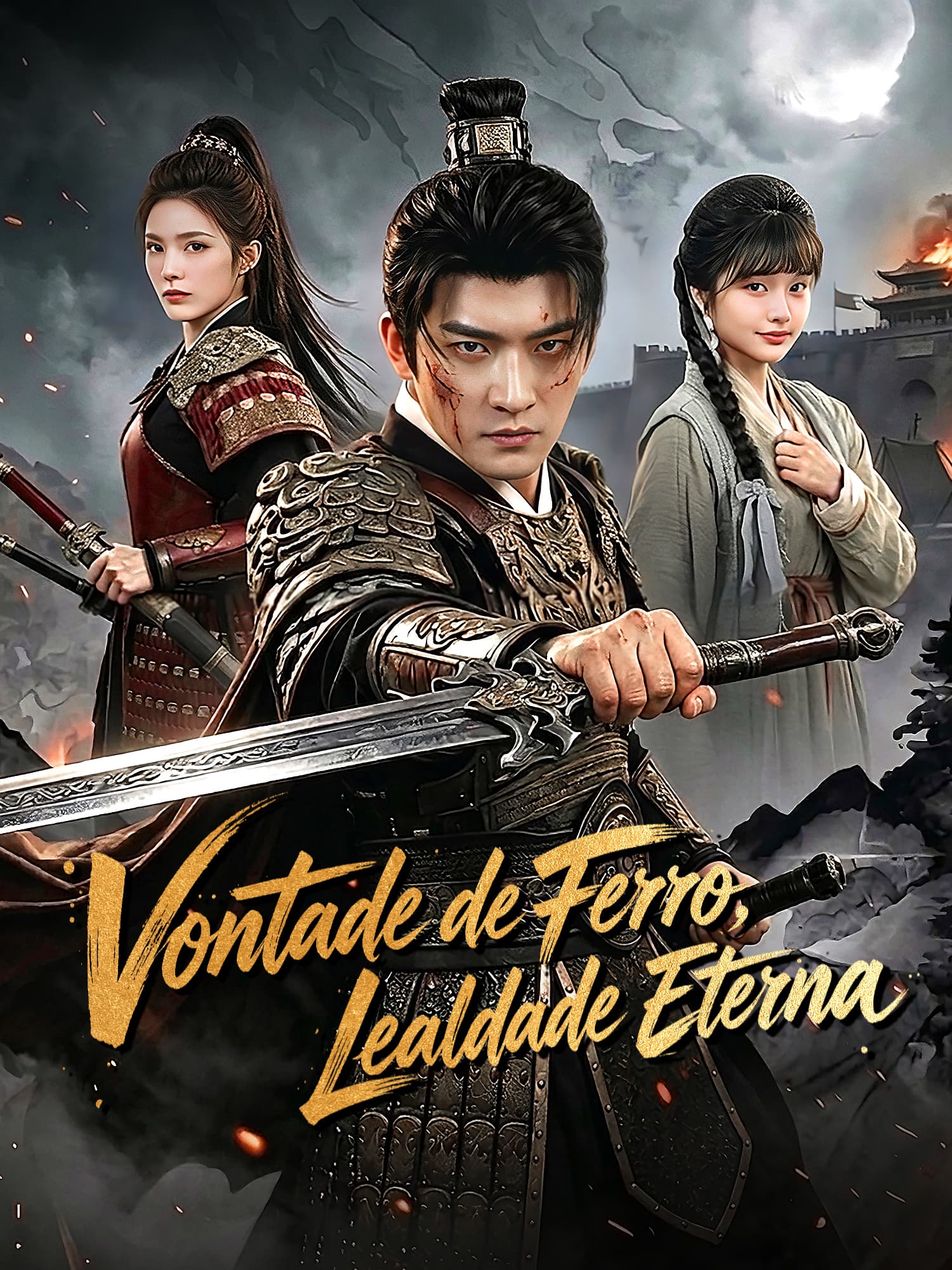 Capa e Pôster da Mini Novela Vontade de Ferro, Lealdade Eterna