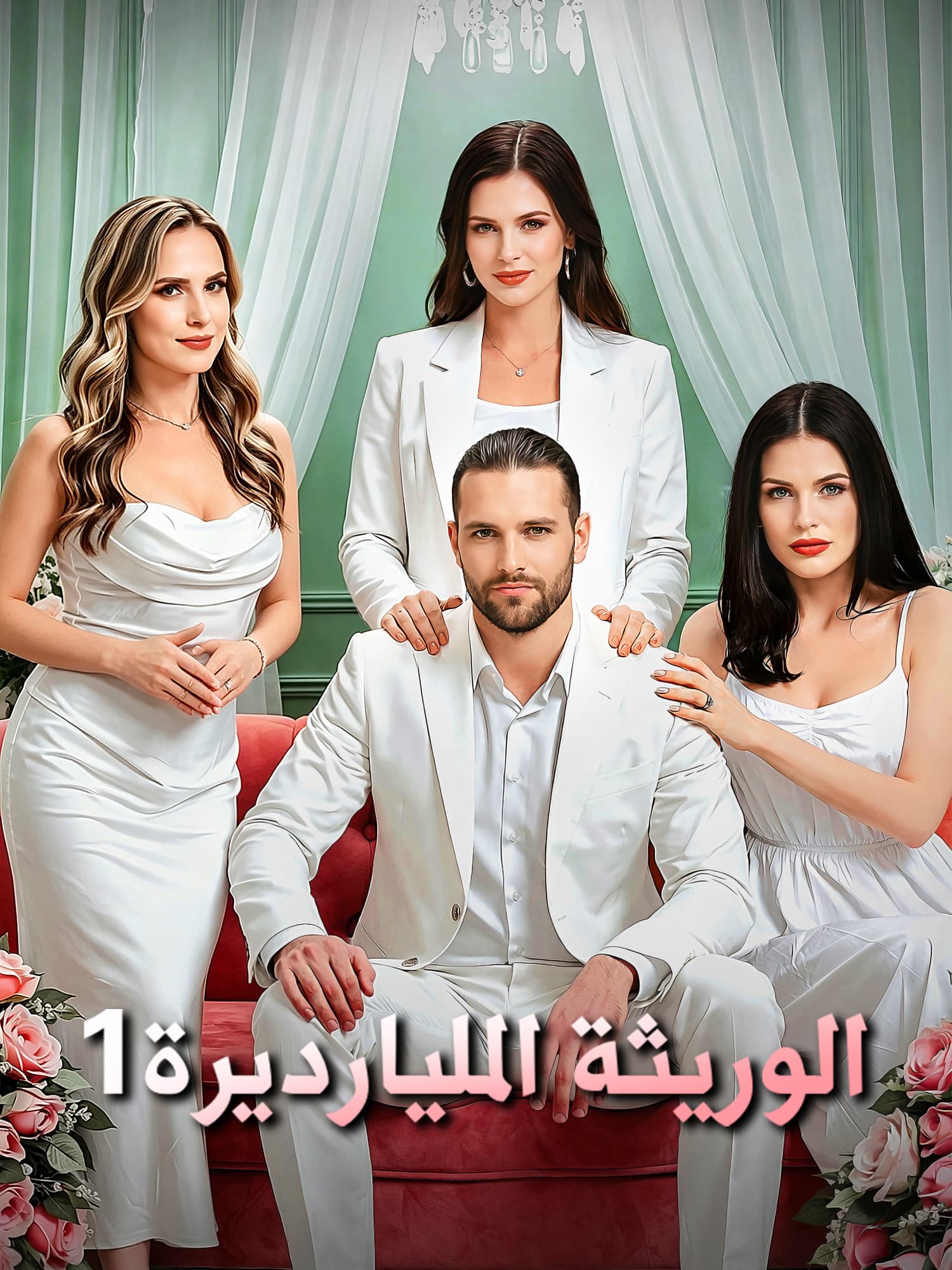 غلاف وملصق مسلسل الوريثة المليارديرة1 القصير