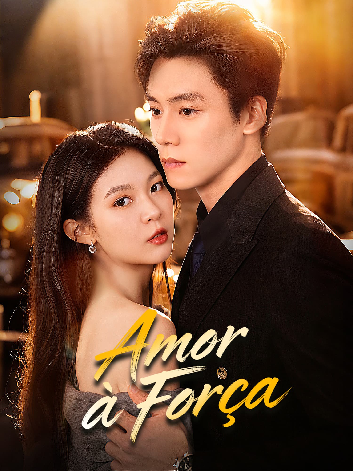 Capa e Pôster da Mini Novela Amor à Força