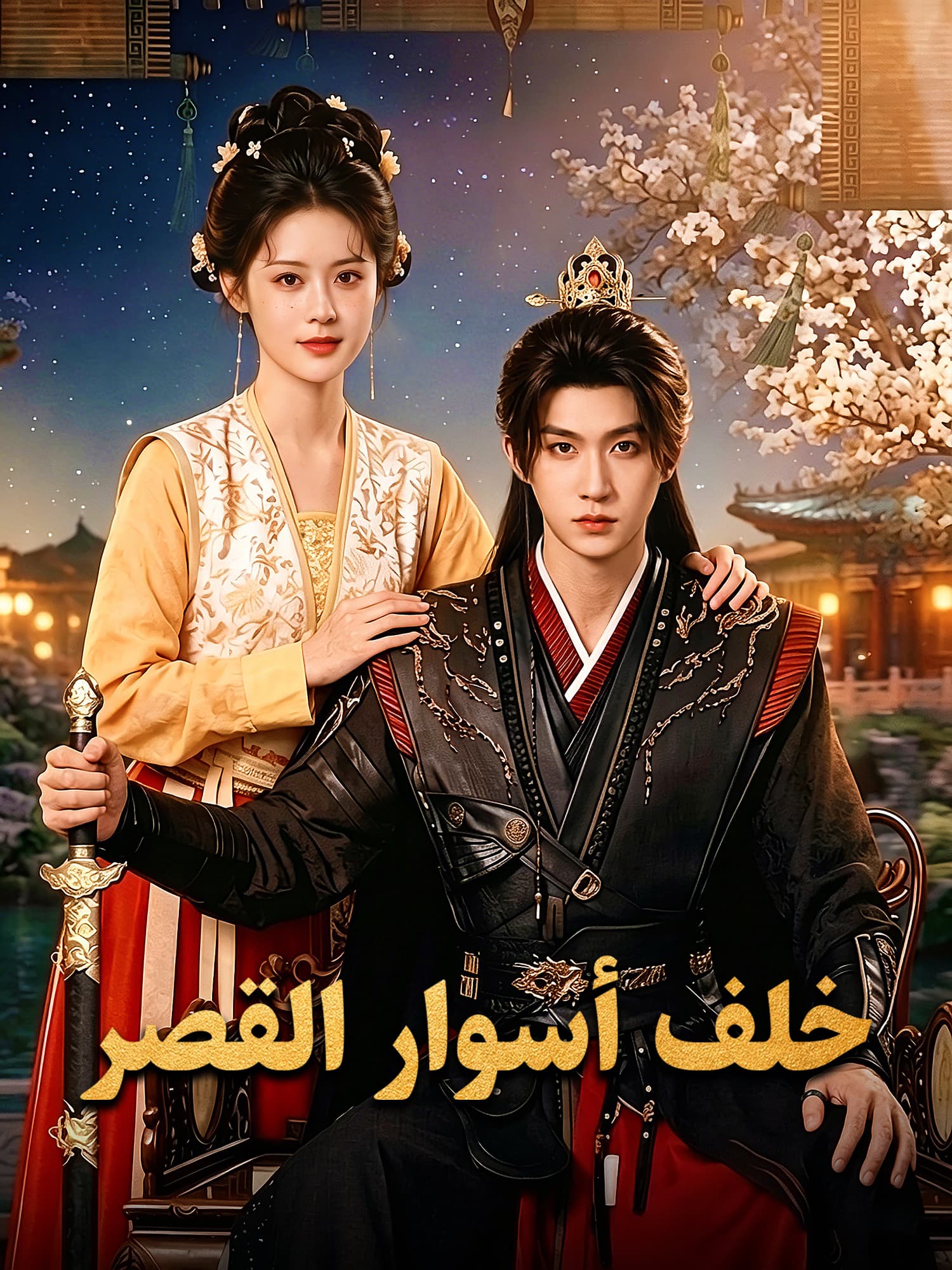 غلاف دراما خلف أسوار القصر القصيرة (دراما قصيرة عمودية ضمن مجموعة)