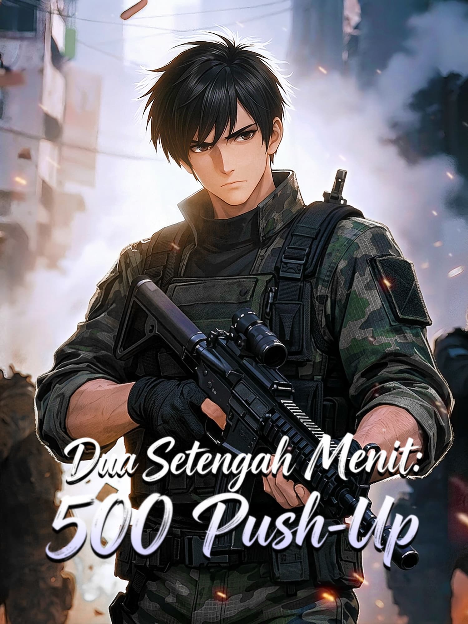 Sampul & Poster Drama Pendek Dua Setengah Menit: 500 Push-Up